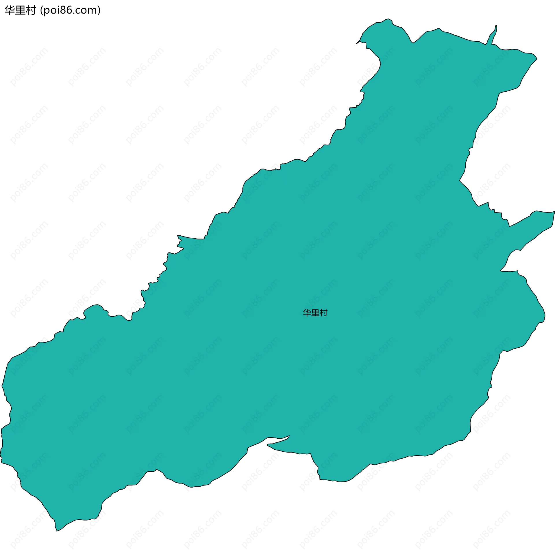 华里村边界地图