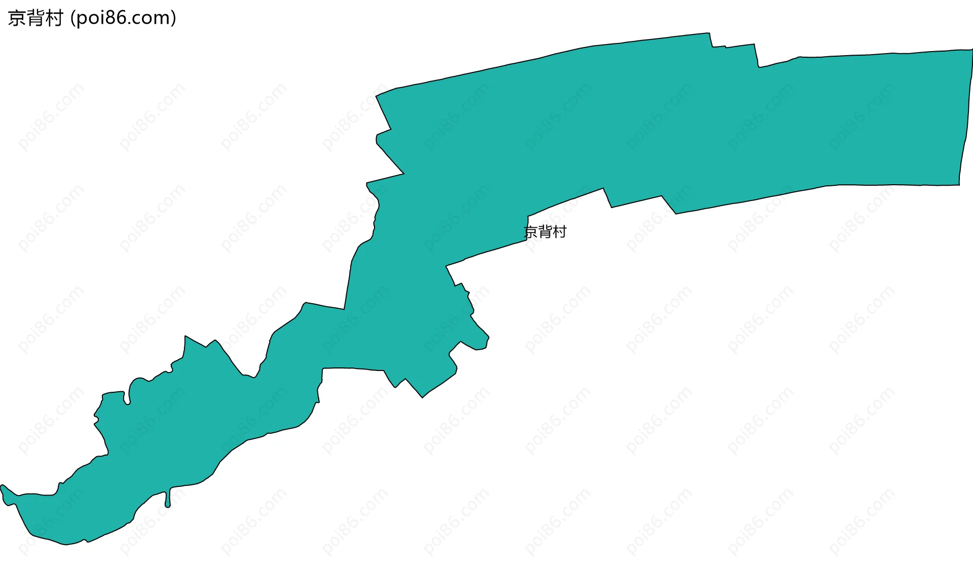 京背村边界地图