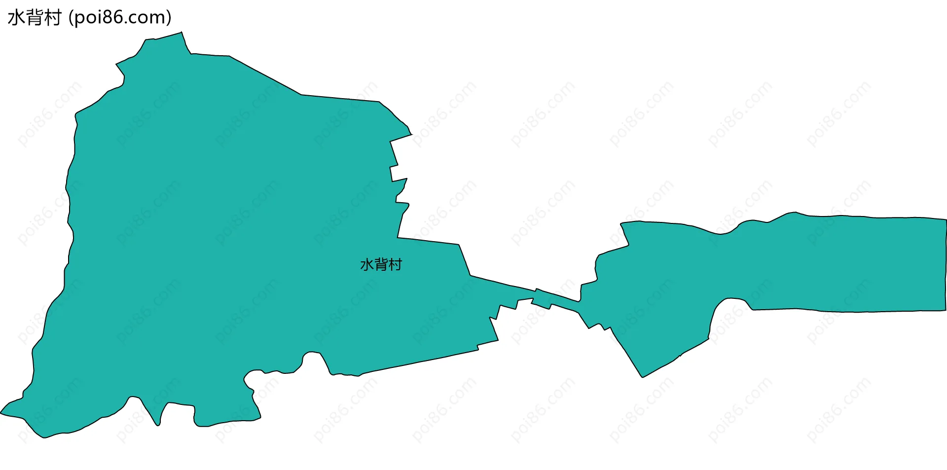 水背村边界地图