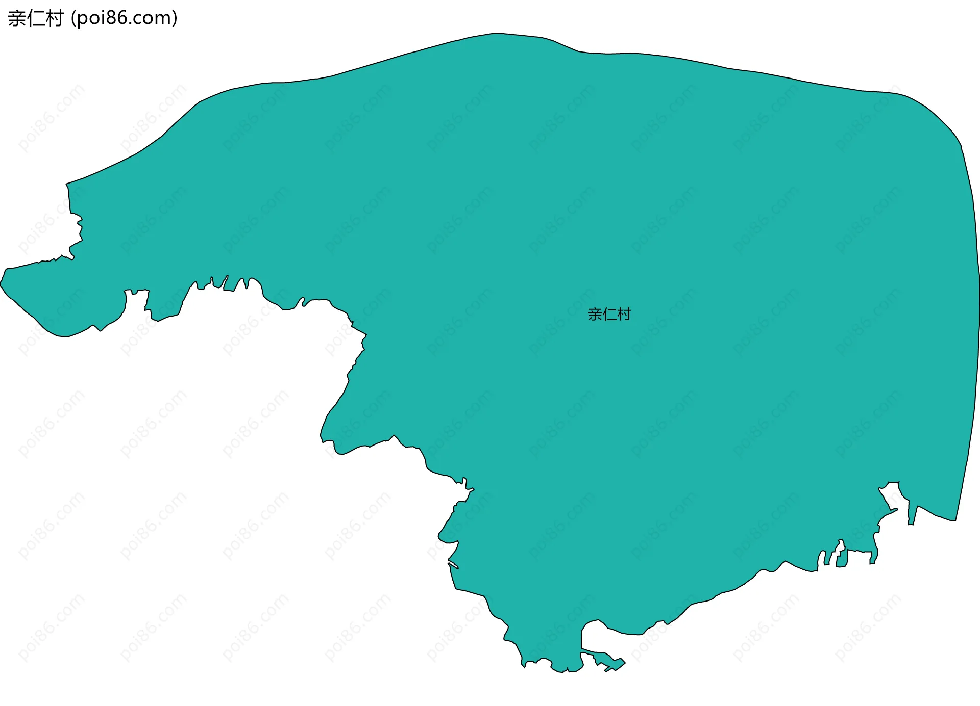 亲仁村边界地图