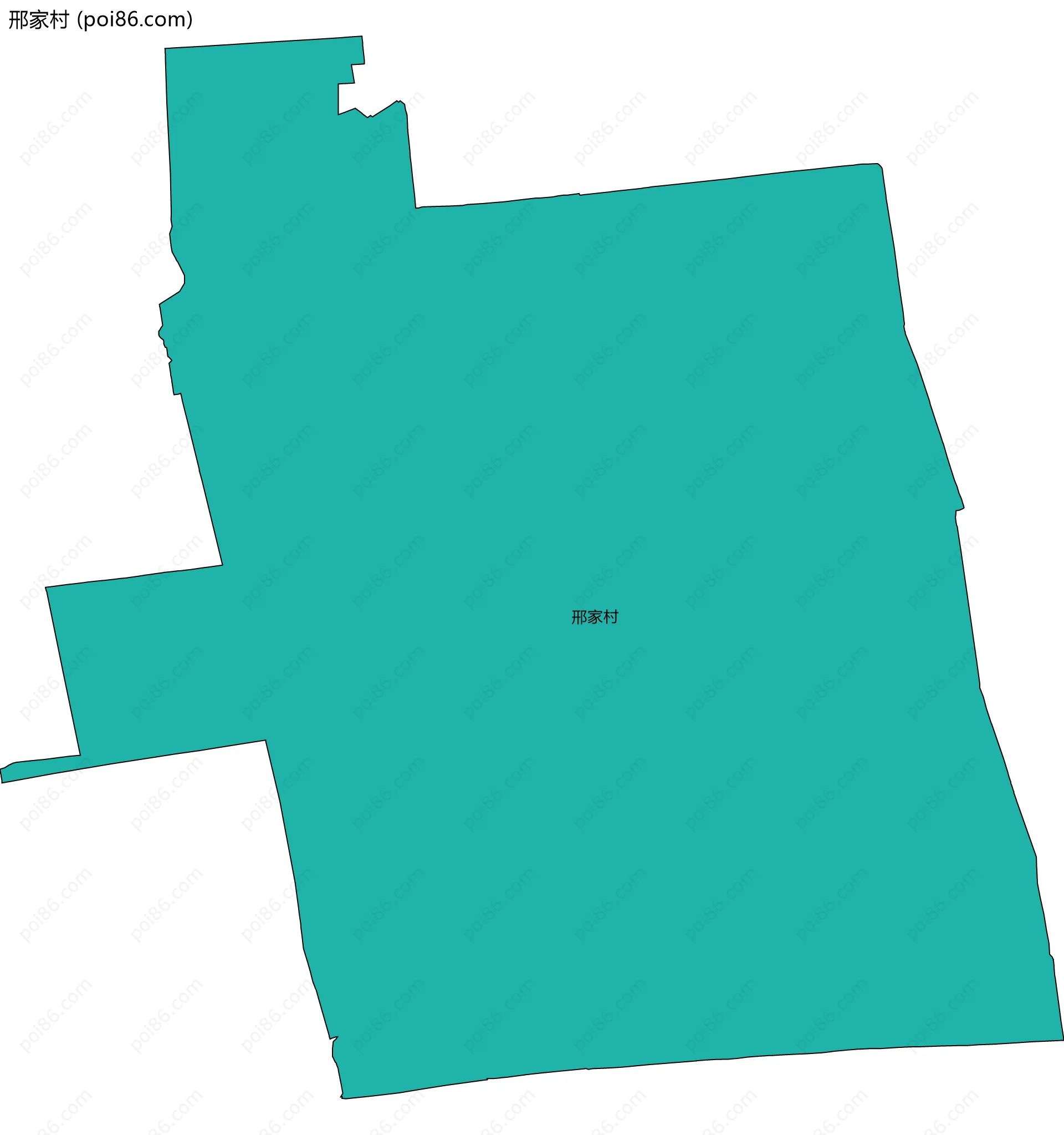 邢家村边界地图