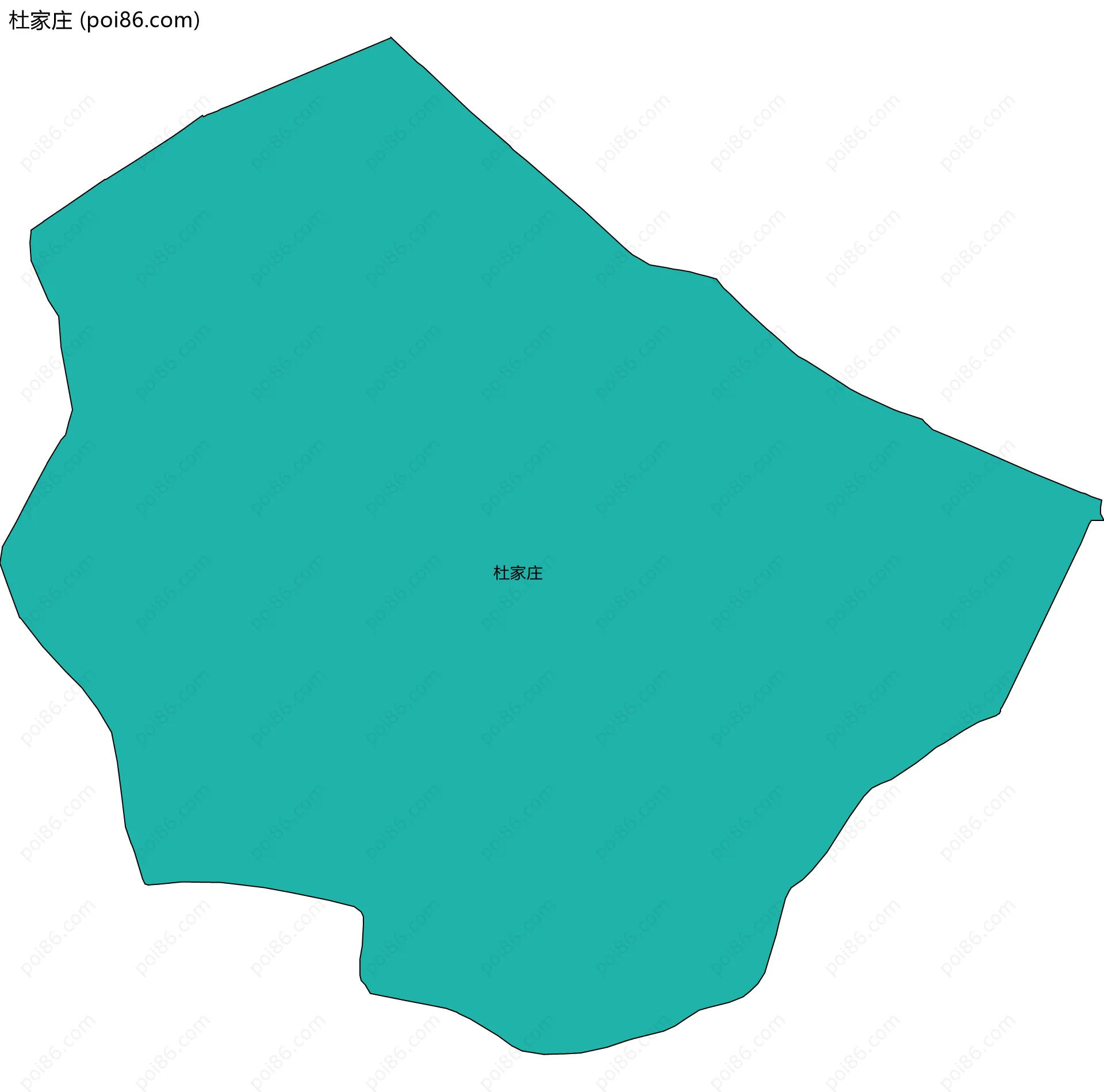 杜家庄边界地图