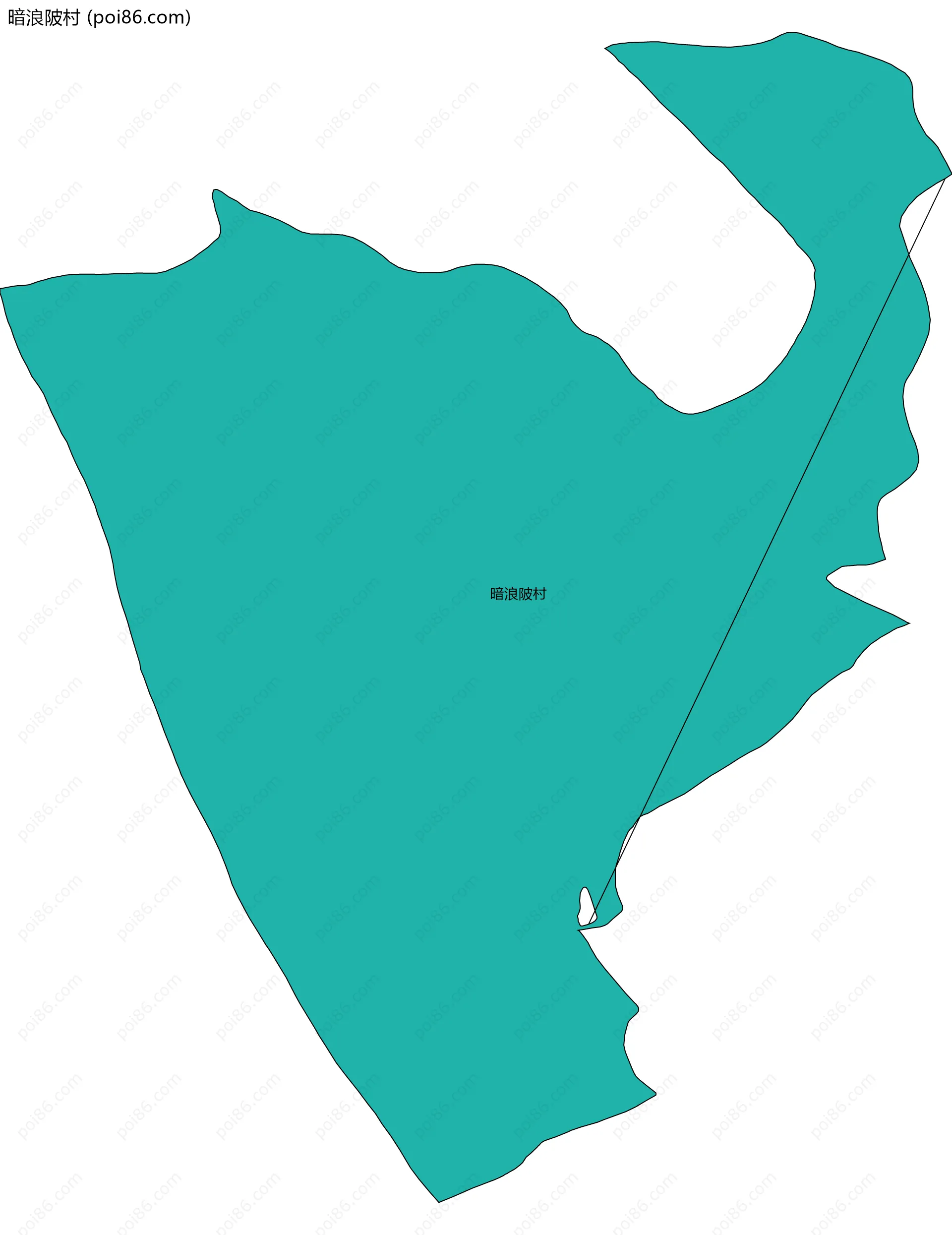 暗浪陂村边界地图