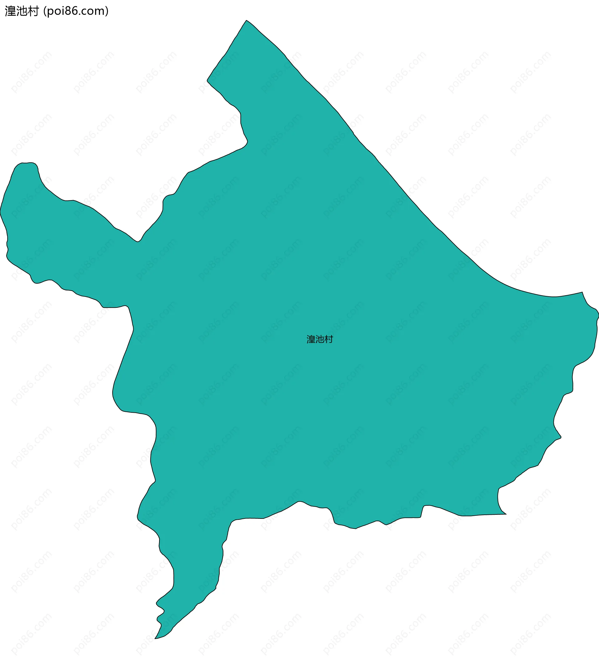 湟池村边界地图