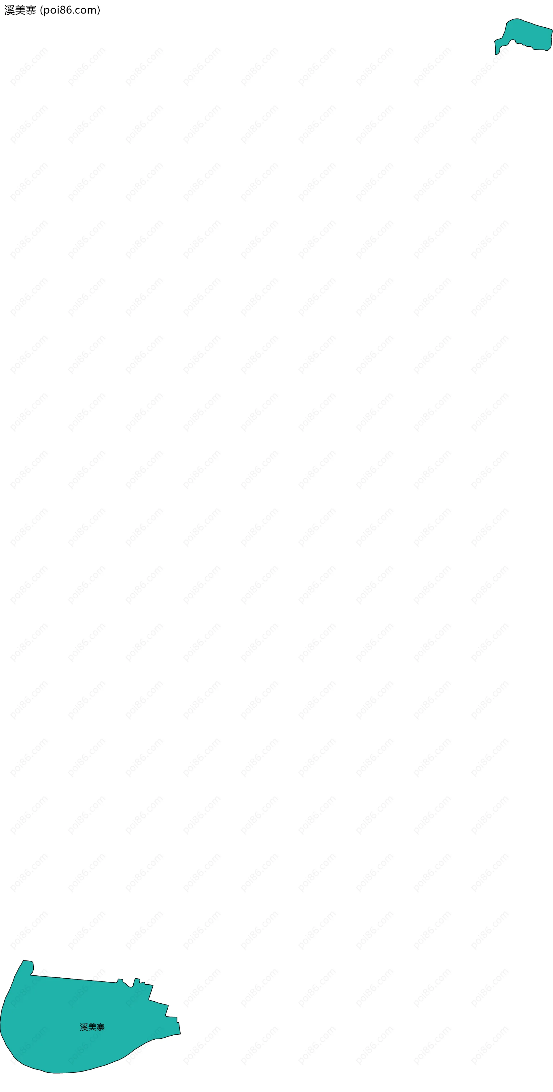 溪美寨边界地图