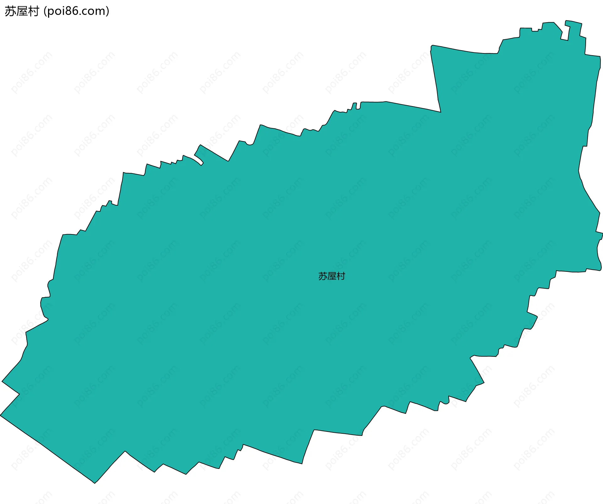 苏屋村边界地图