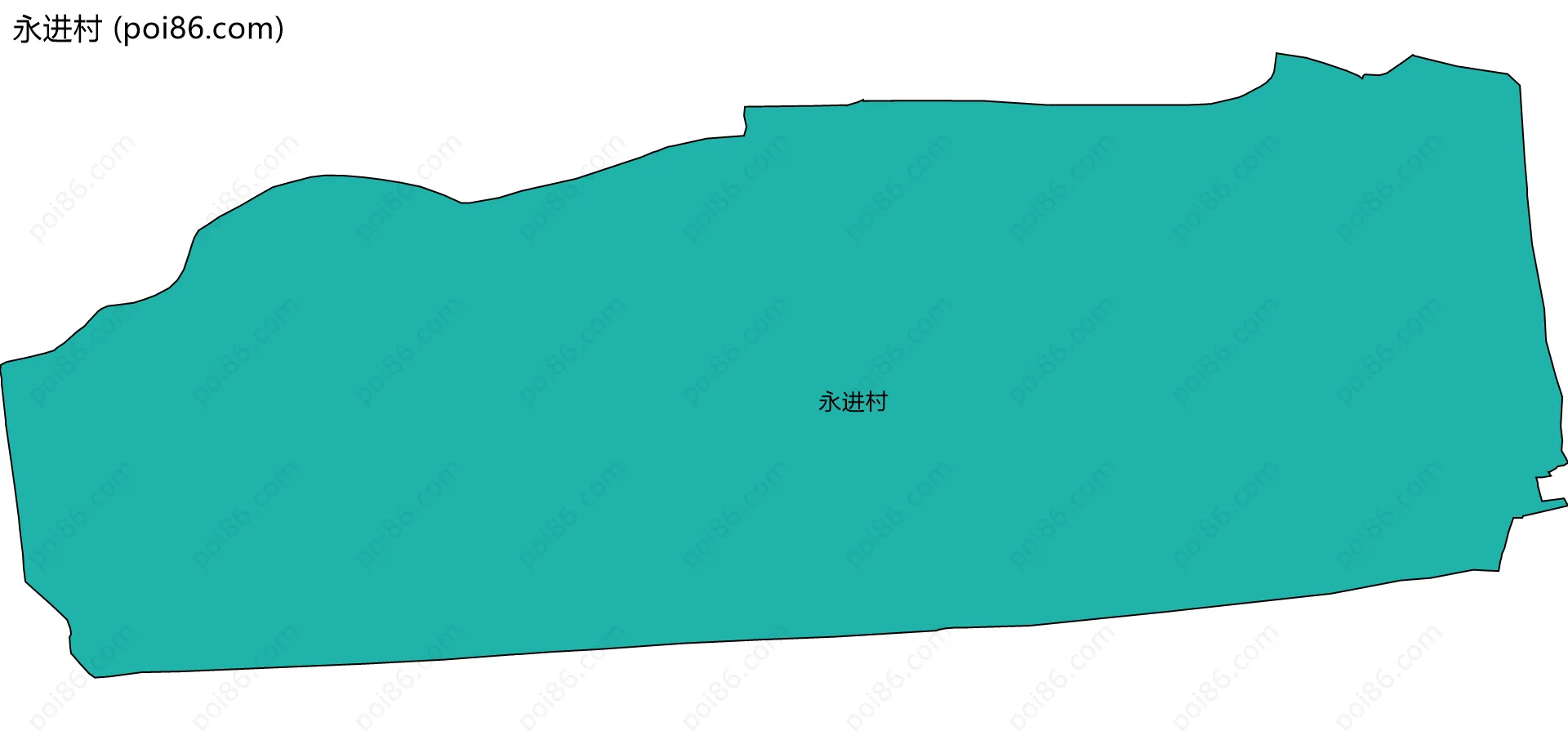 永进村边界地图