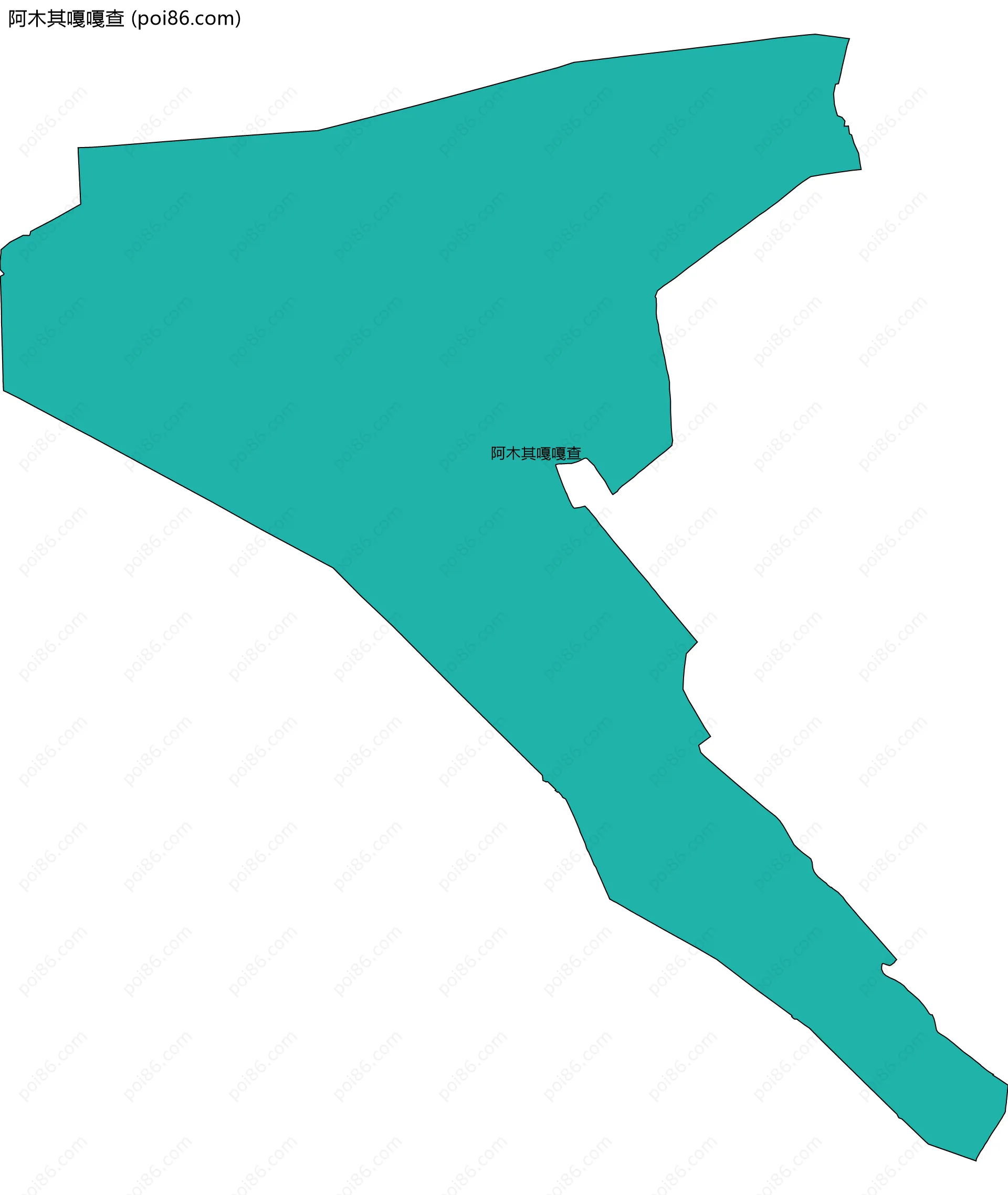 阿木其嘎嘎查边界地图