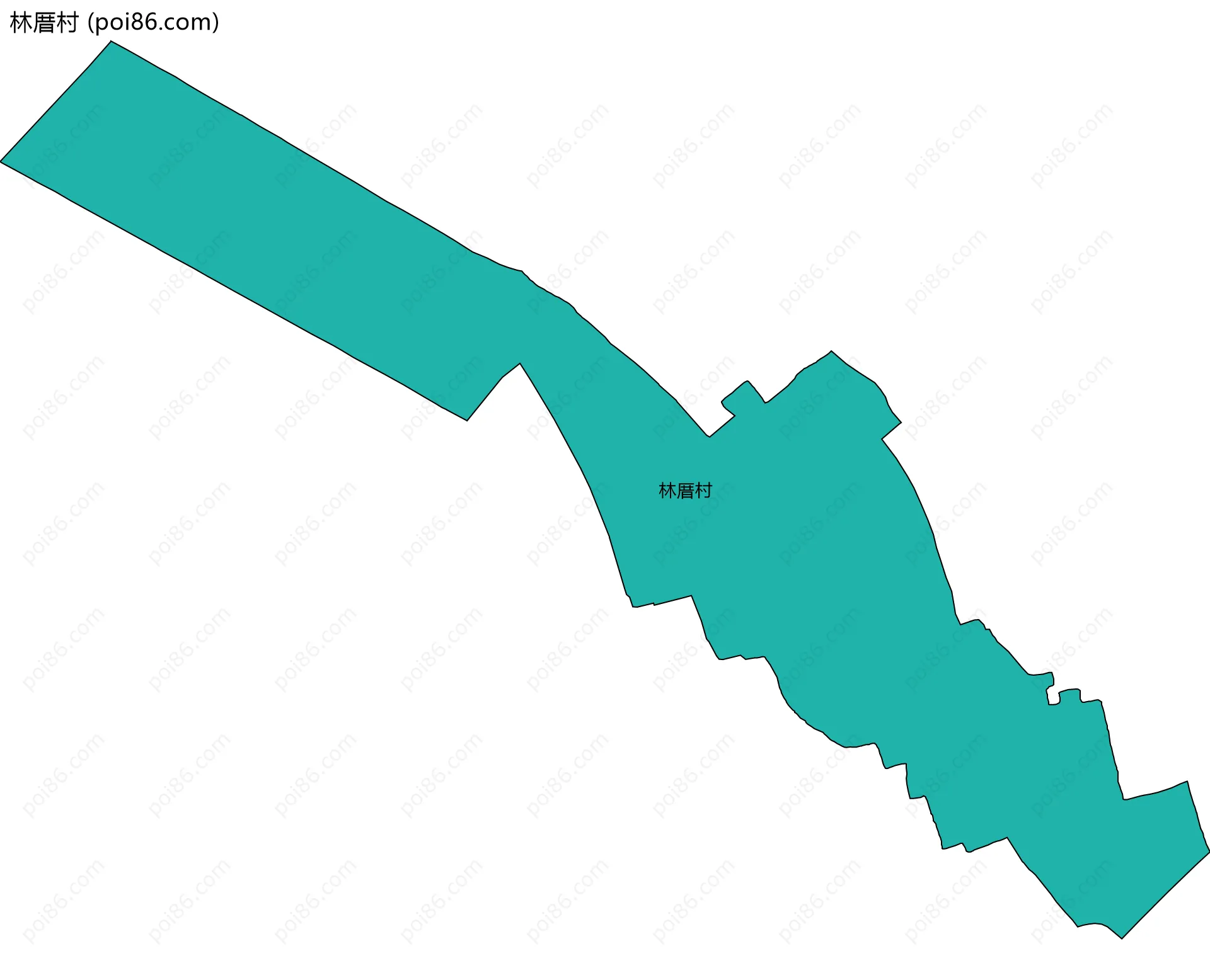 林厝村边界地图