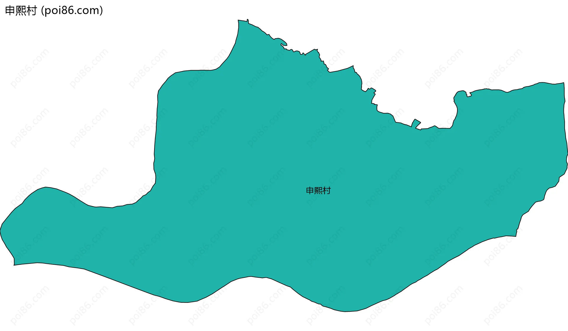 申熙村边界地图