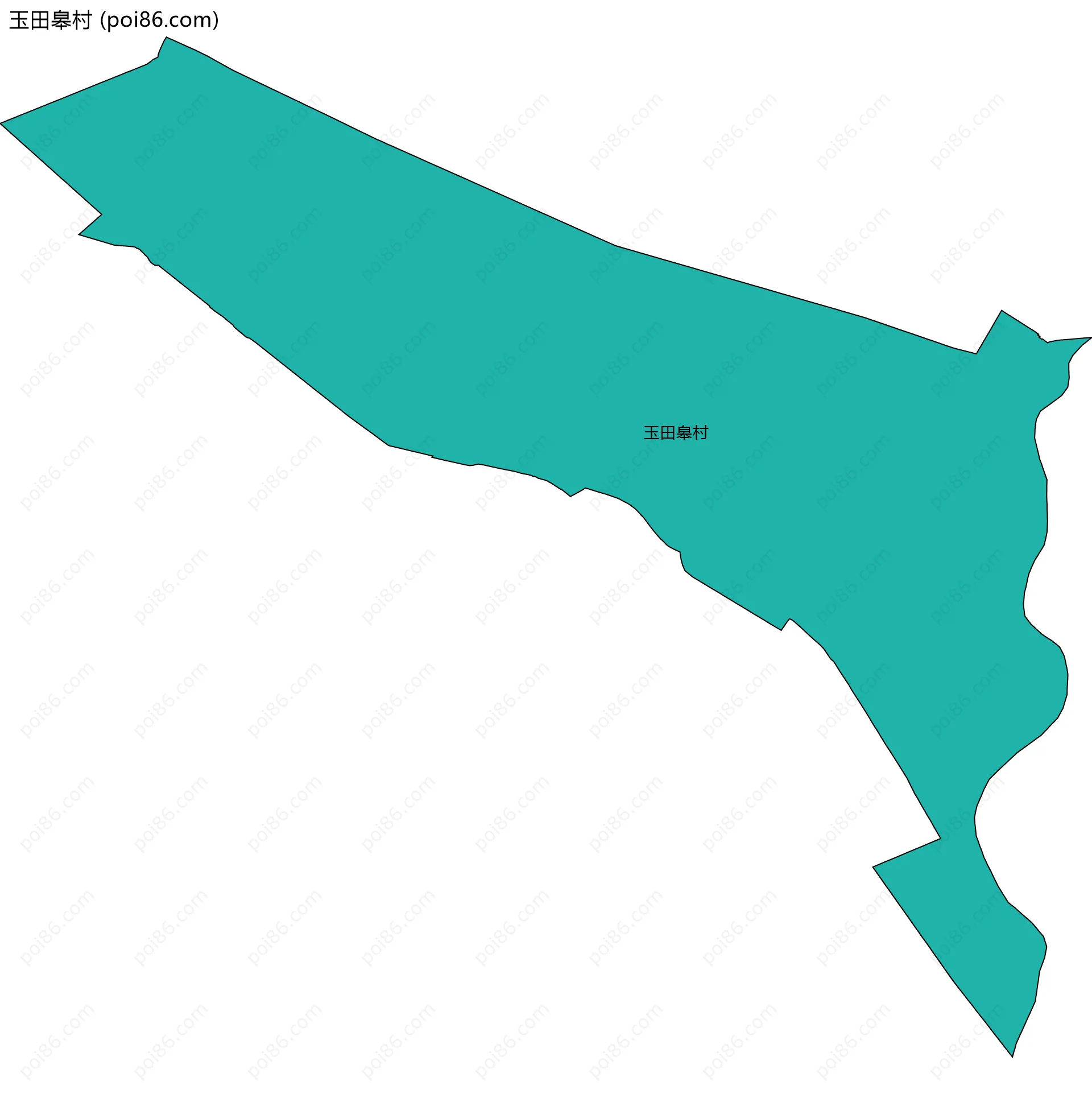 玉田皋村边界地图