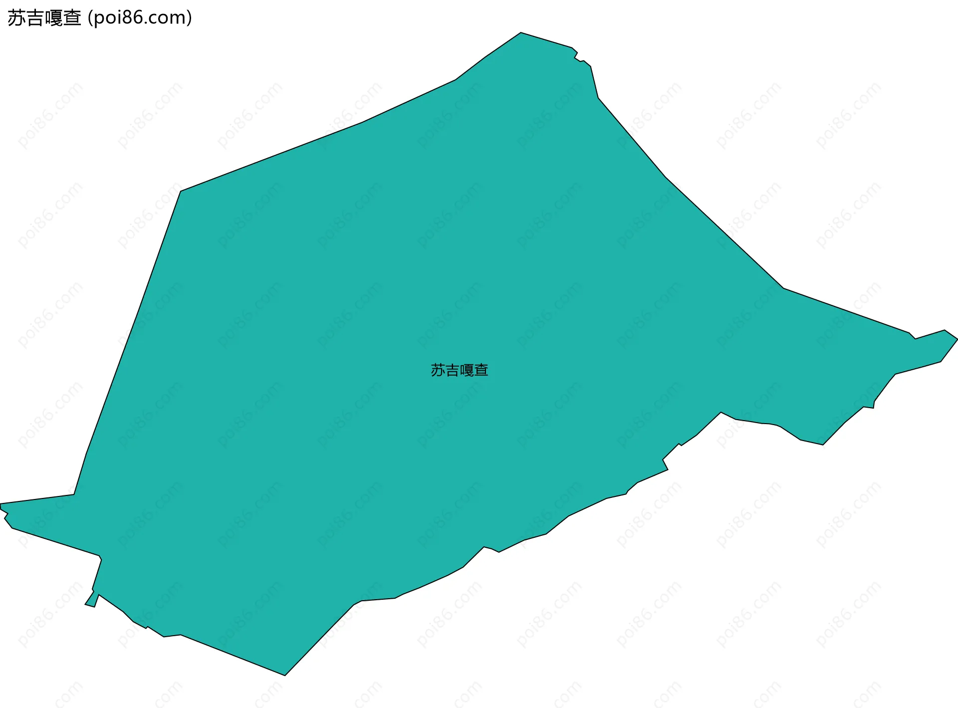 苏吉嘎查边界地图