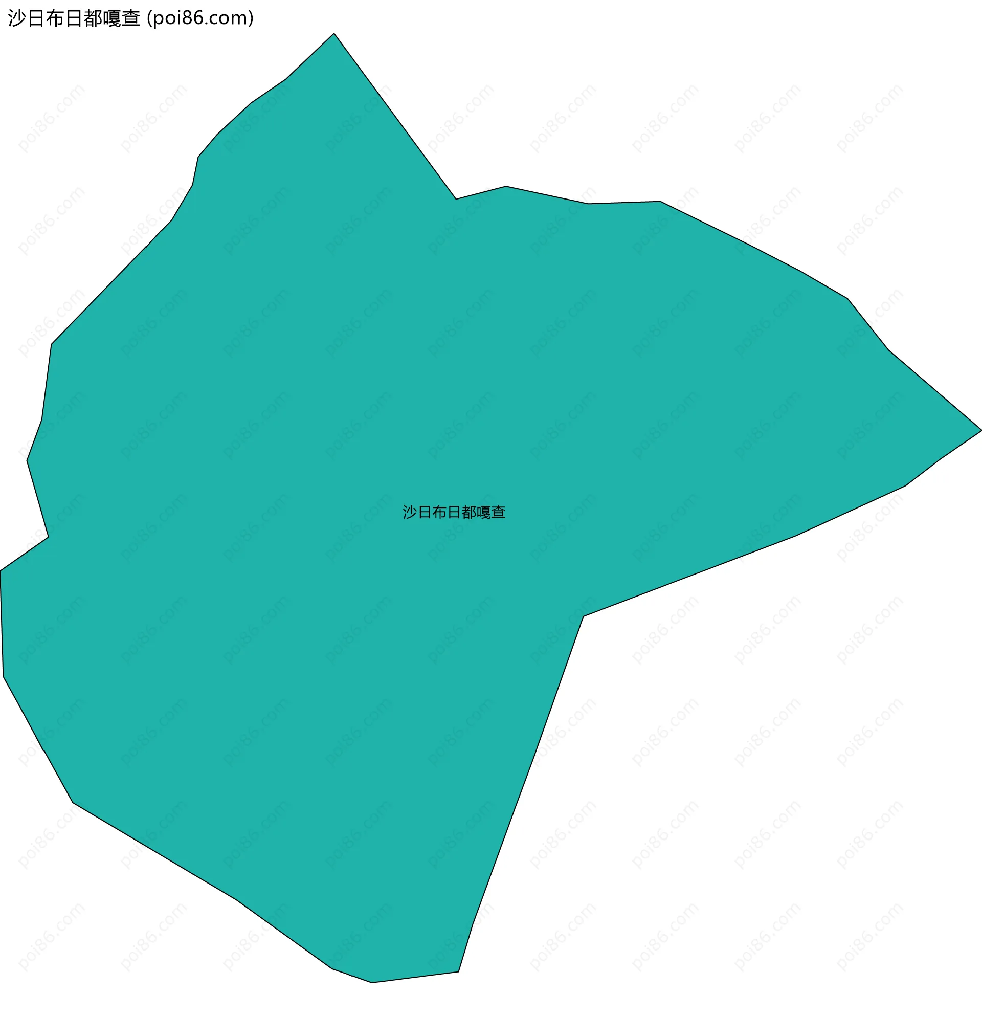 沙日布日都嘎查边界地图