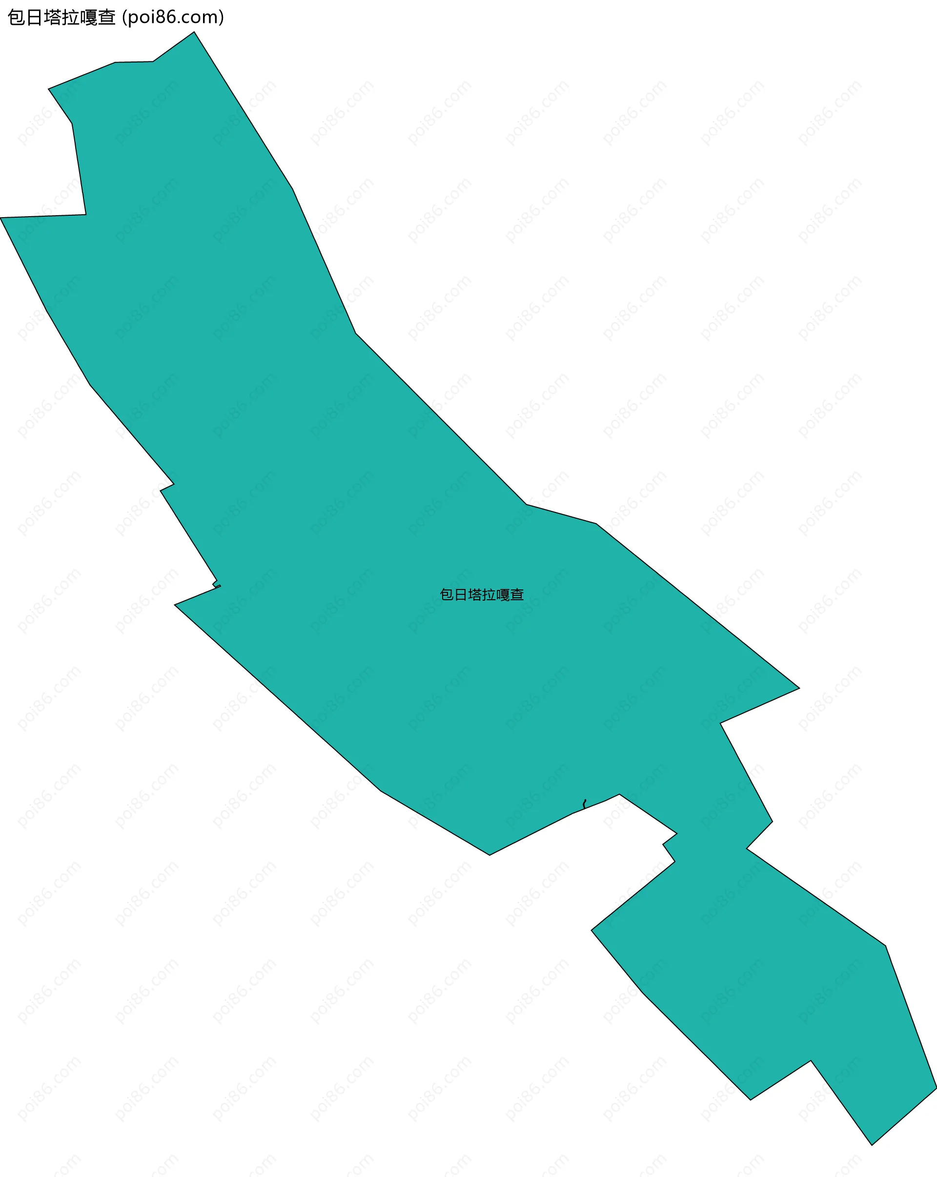 包日塔拉嘎查边界地图