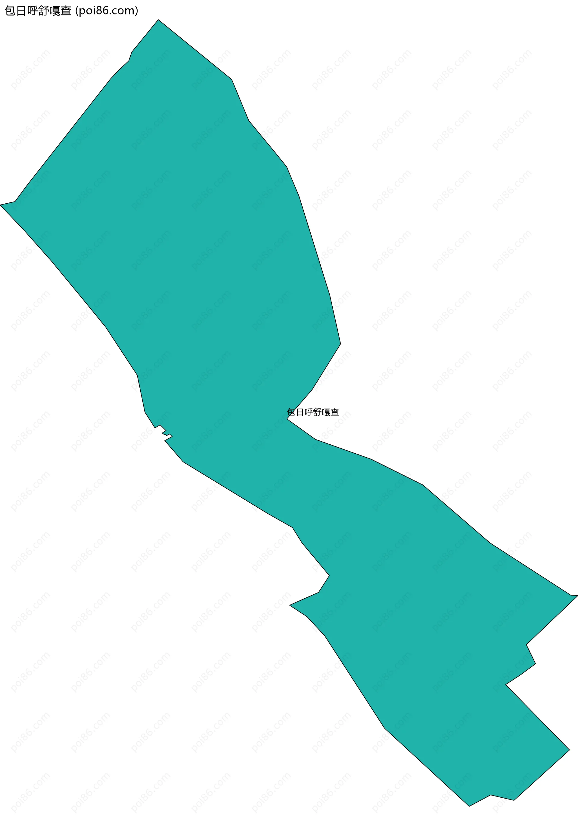 包日呼舒嘎查边界地图