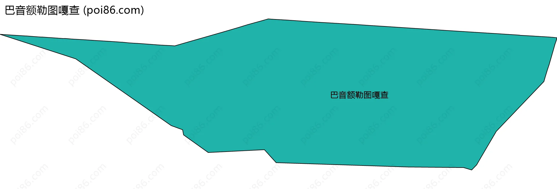 巴音额勒图嘎查边界地图