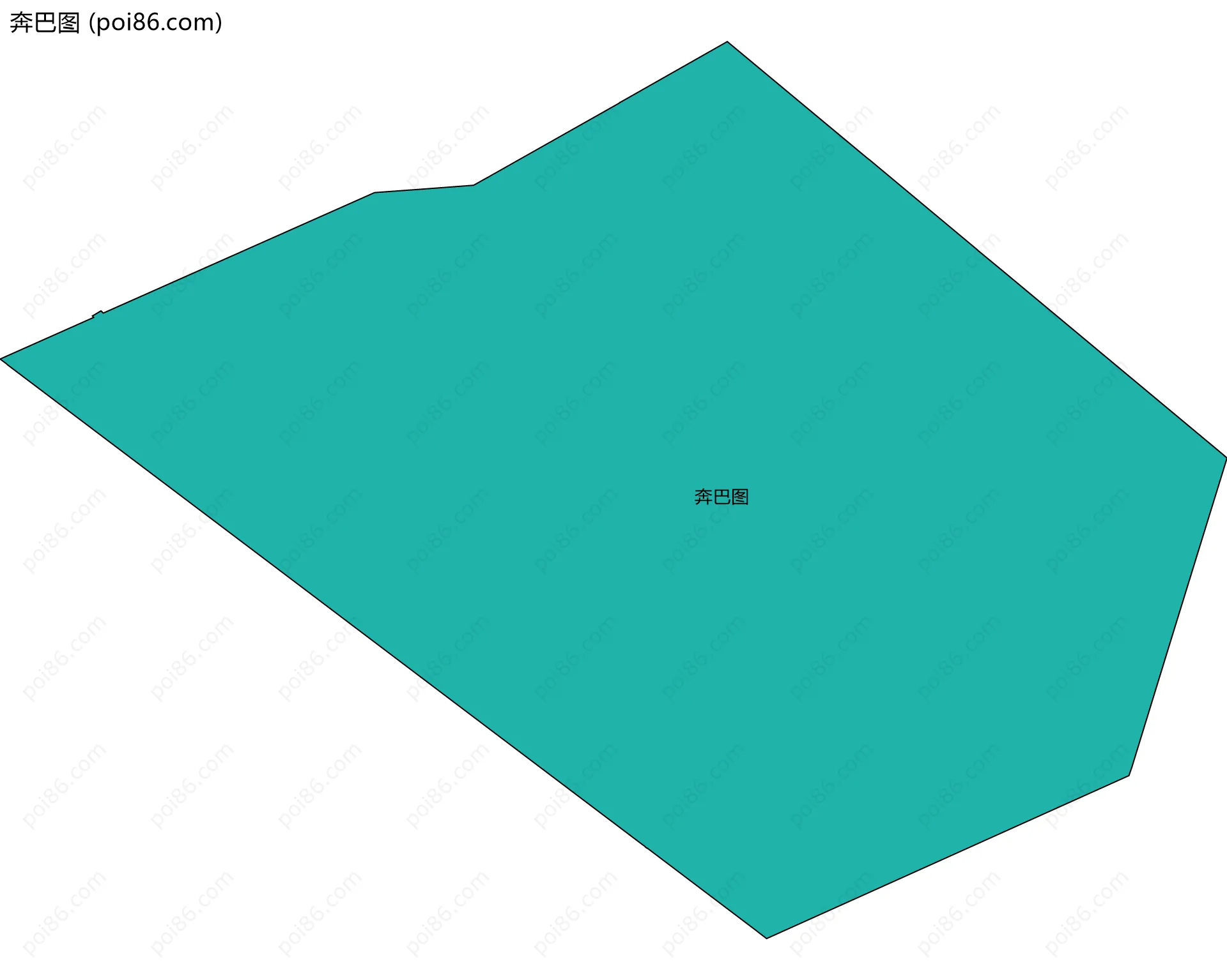 奔巴图边界地图