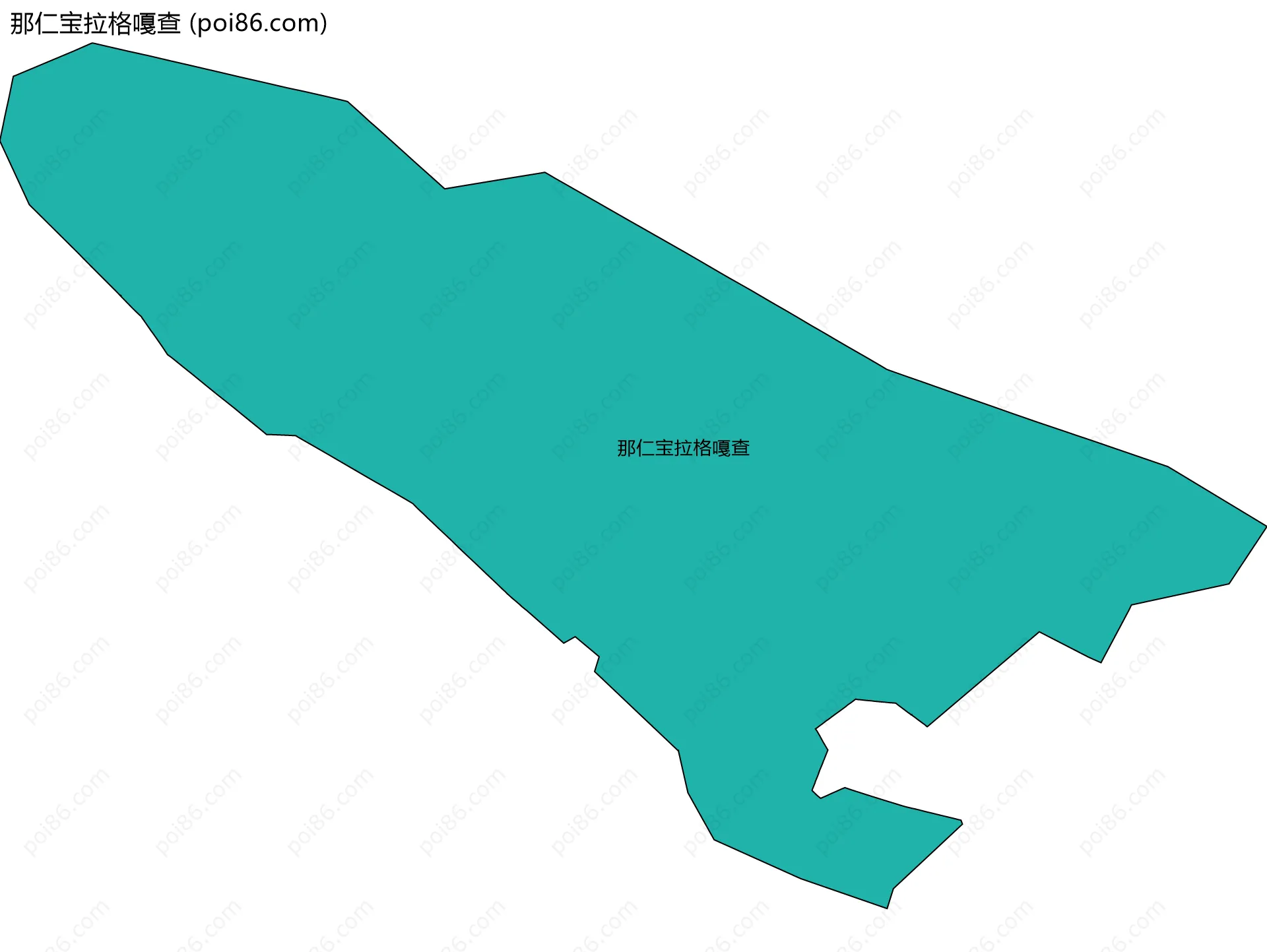 那仁宝拉格嘎查边界地图