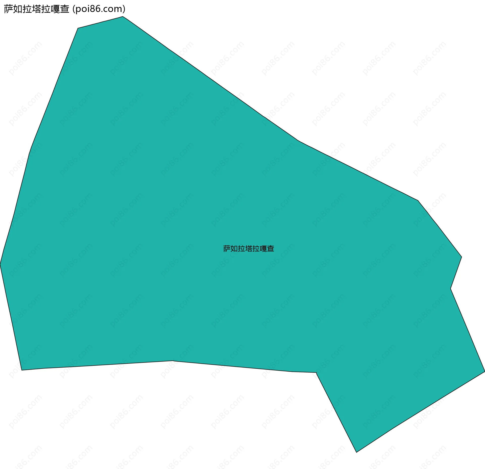 萨如拉塔拉嘎查边界地图