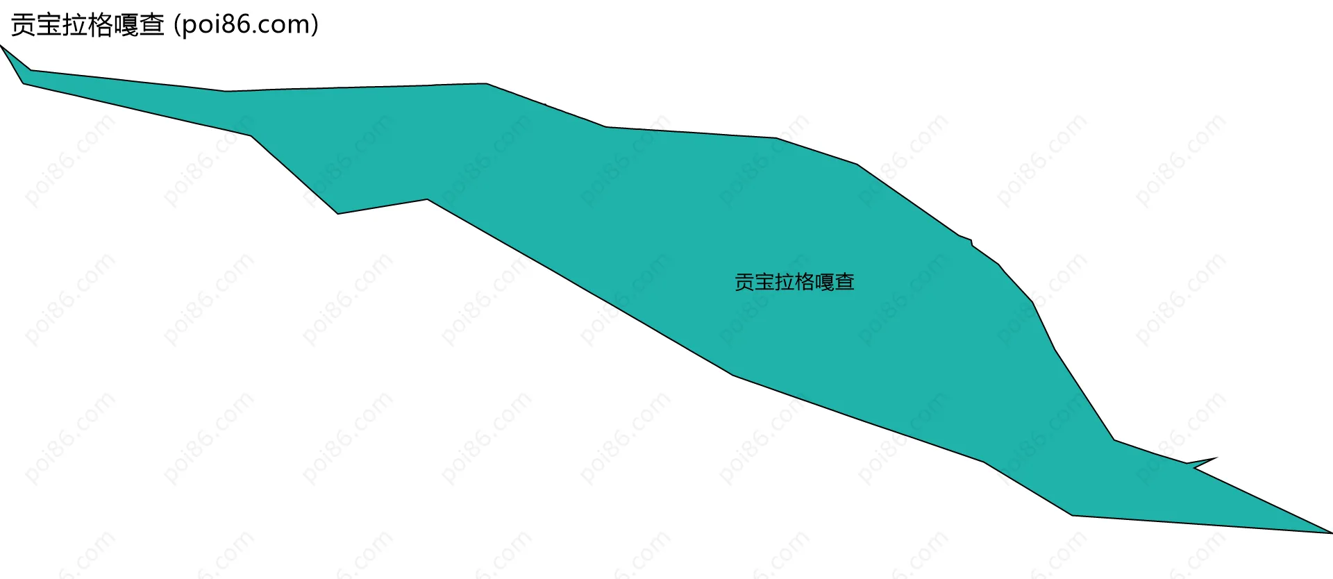 贡宝拉格嘎查边界地图