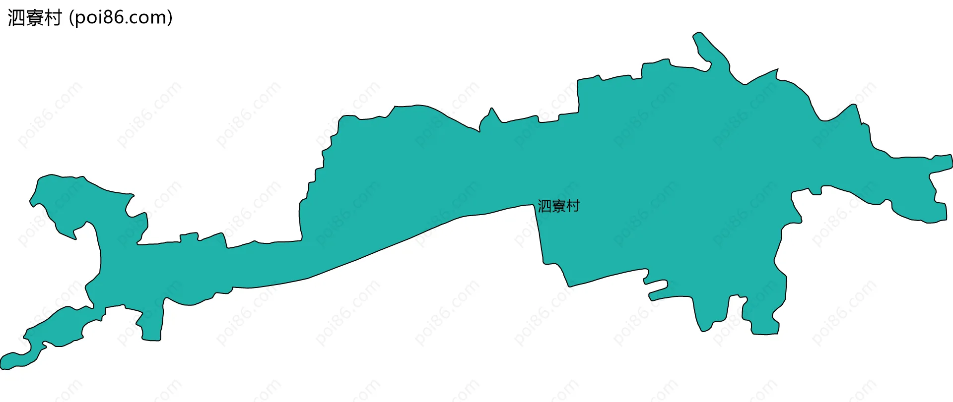 泗寮村边界地图