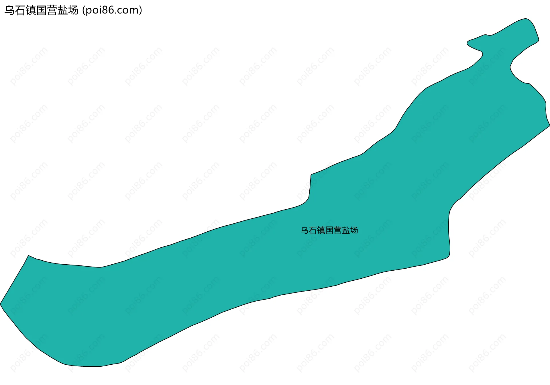 乌石镇国营盐场边界地图