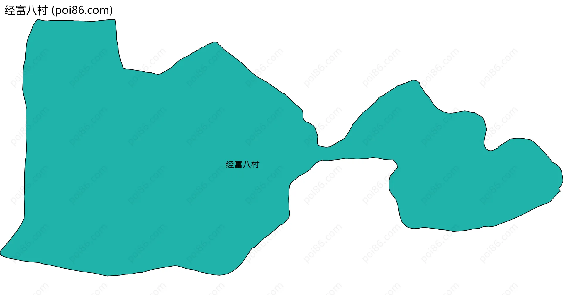 经富八村边界地图