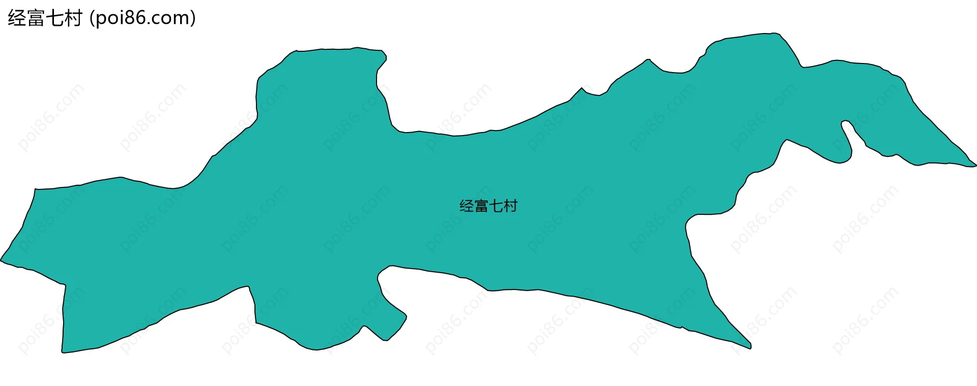 经富七村边界地图
