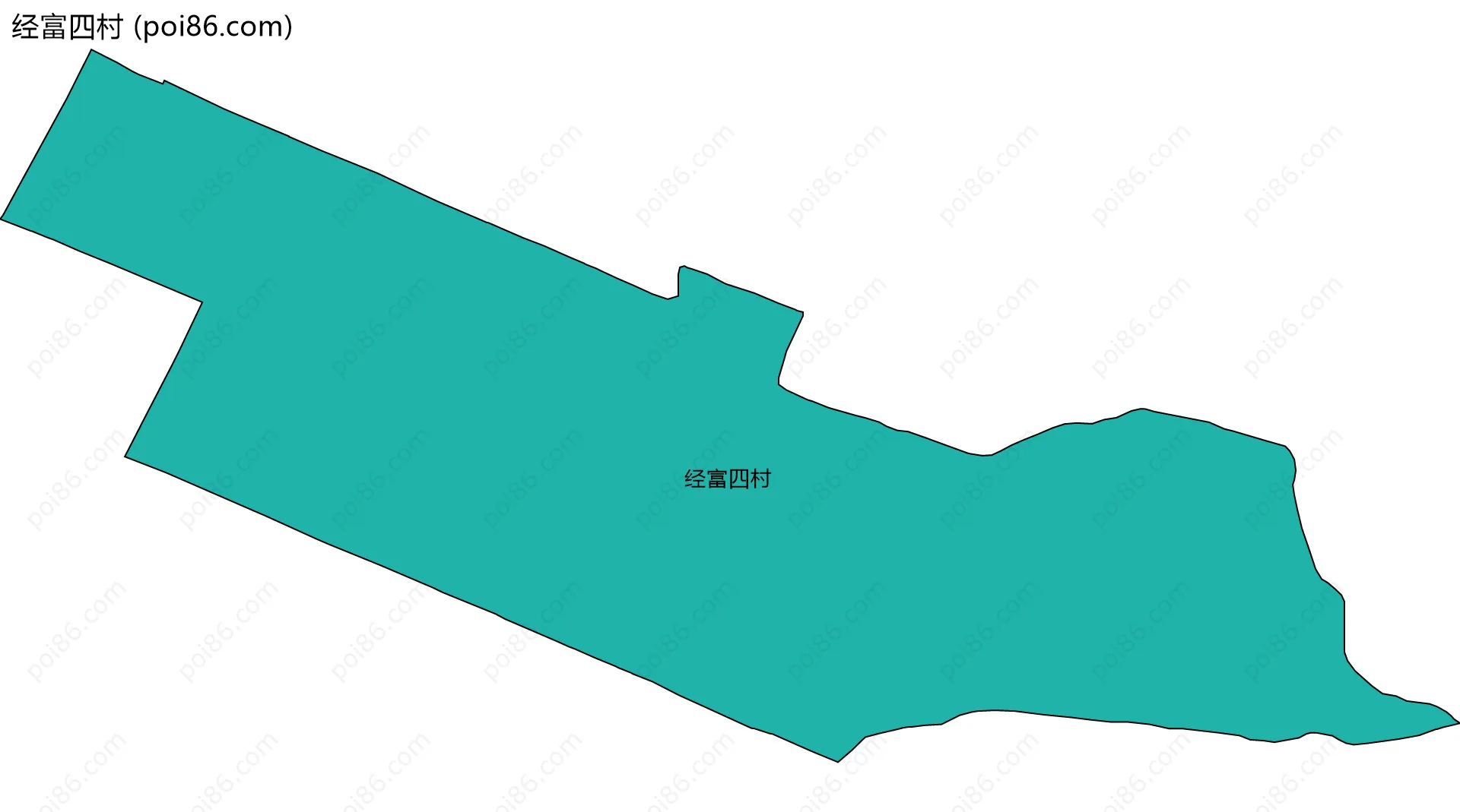 经富四村边界地图