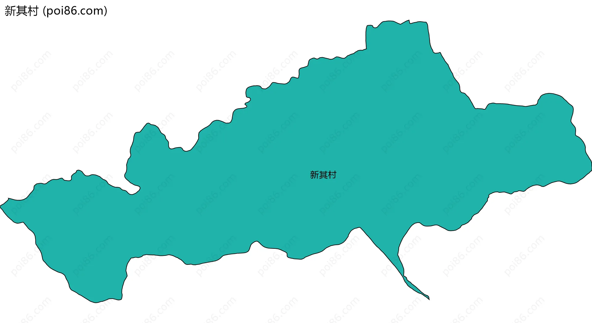 新其村边界地图