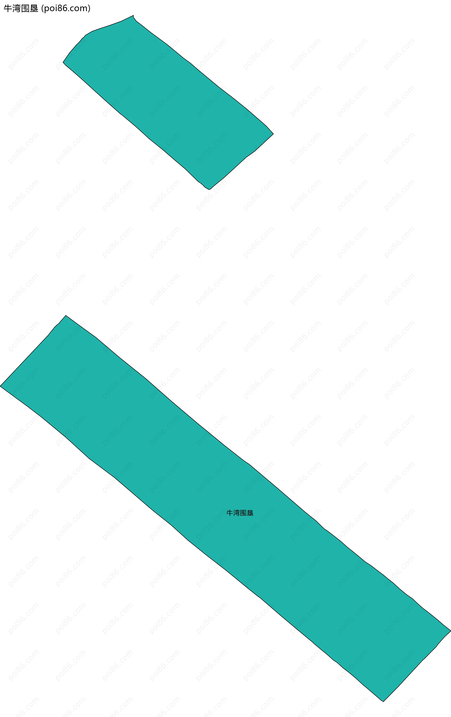 牛湾围垦边界地图