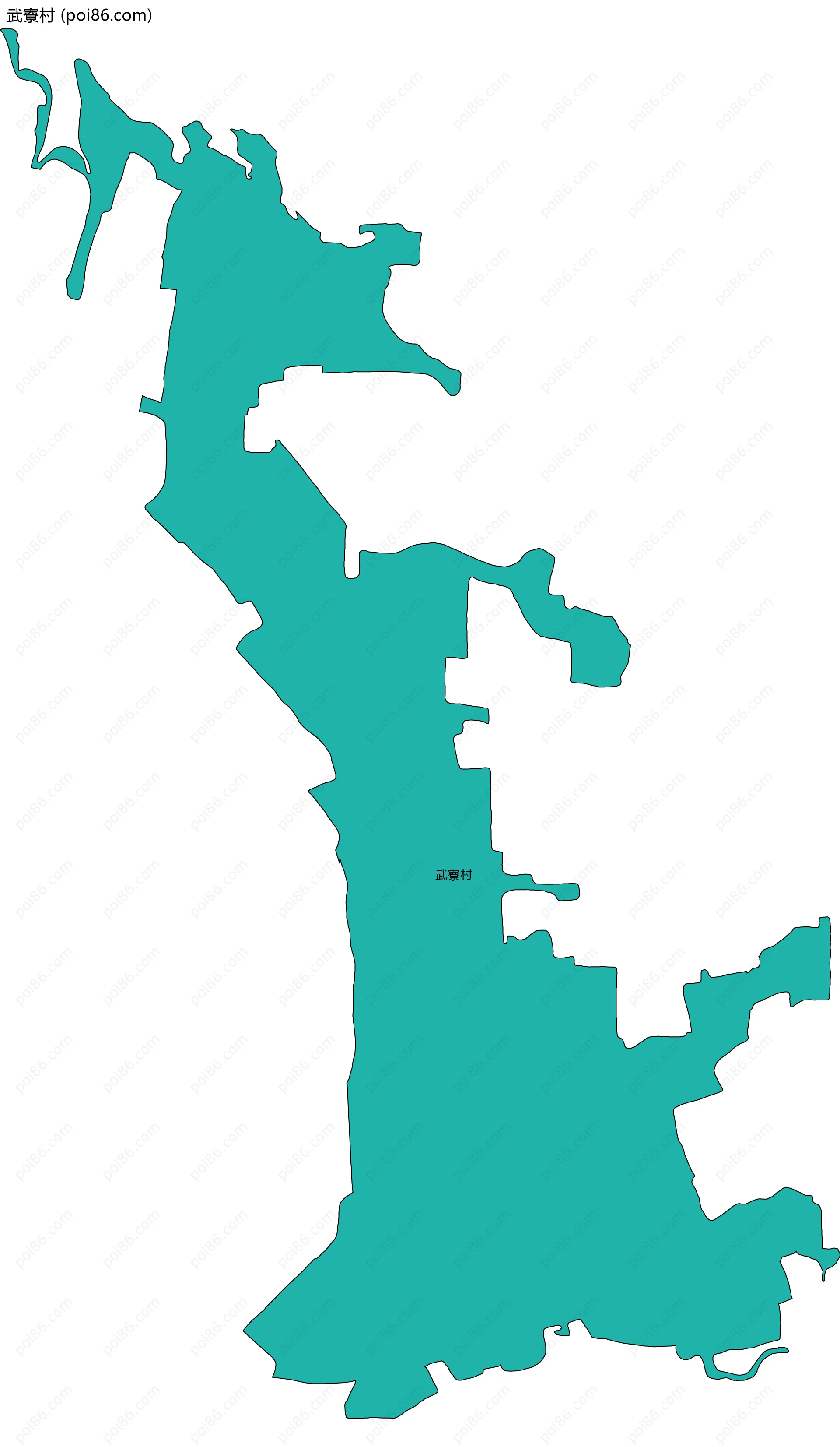 武寮村边界地图