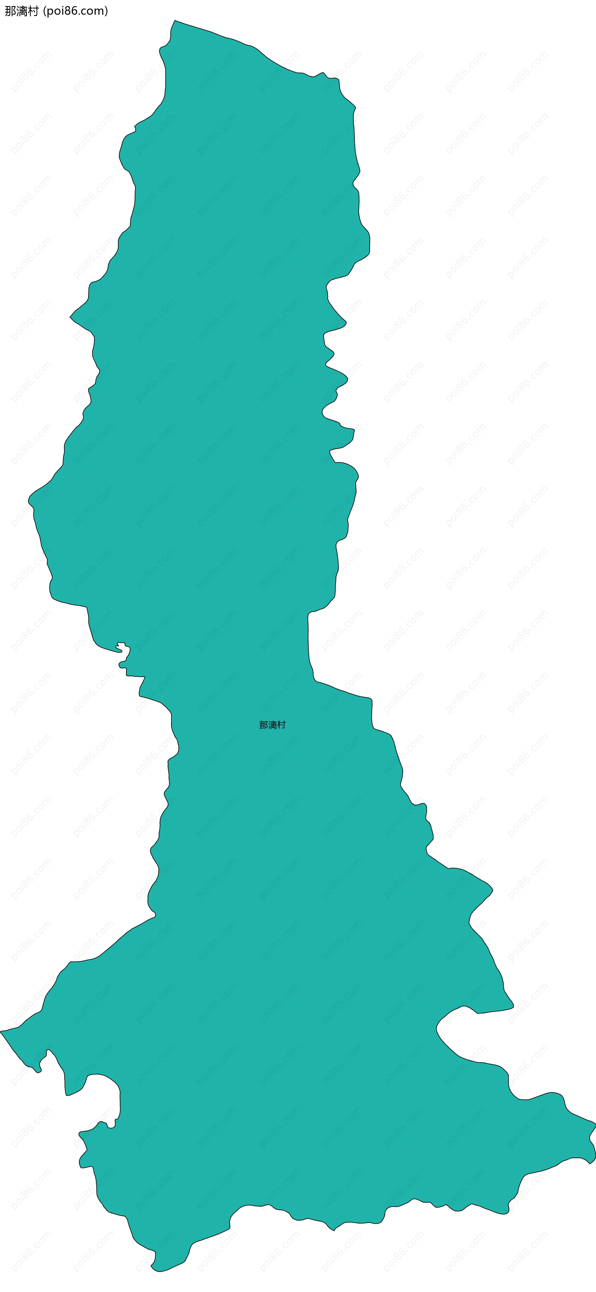 那漓村边界地图