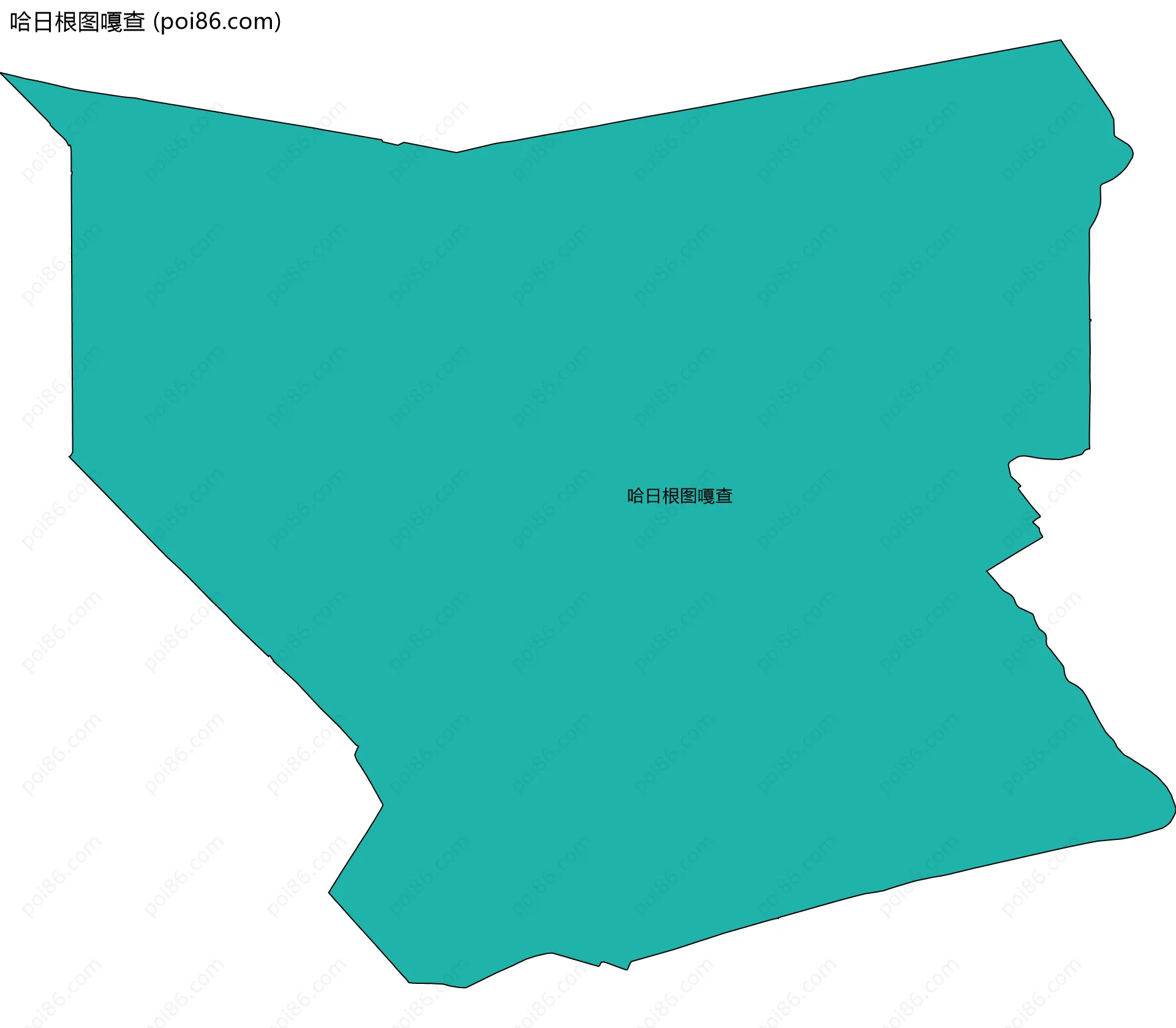 哈日根图嘎查边界地图