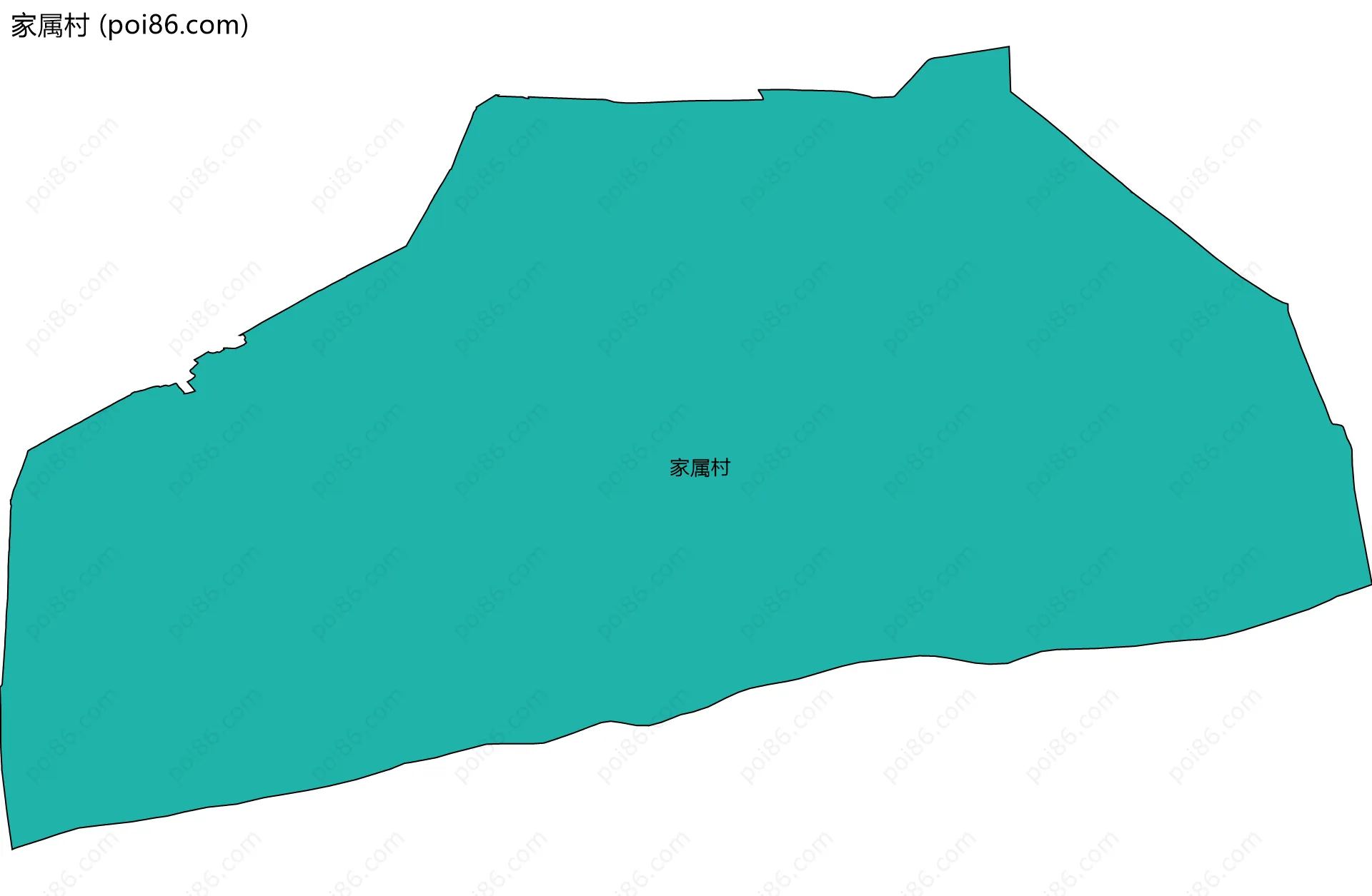 家属村边界地图