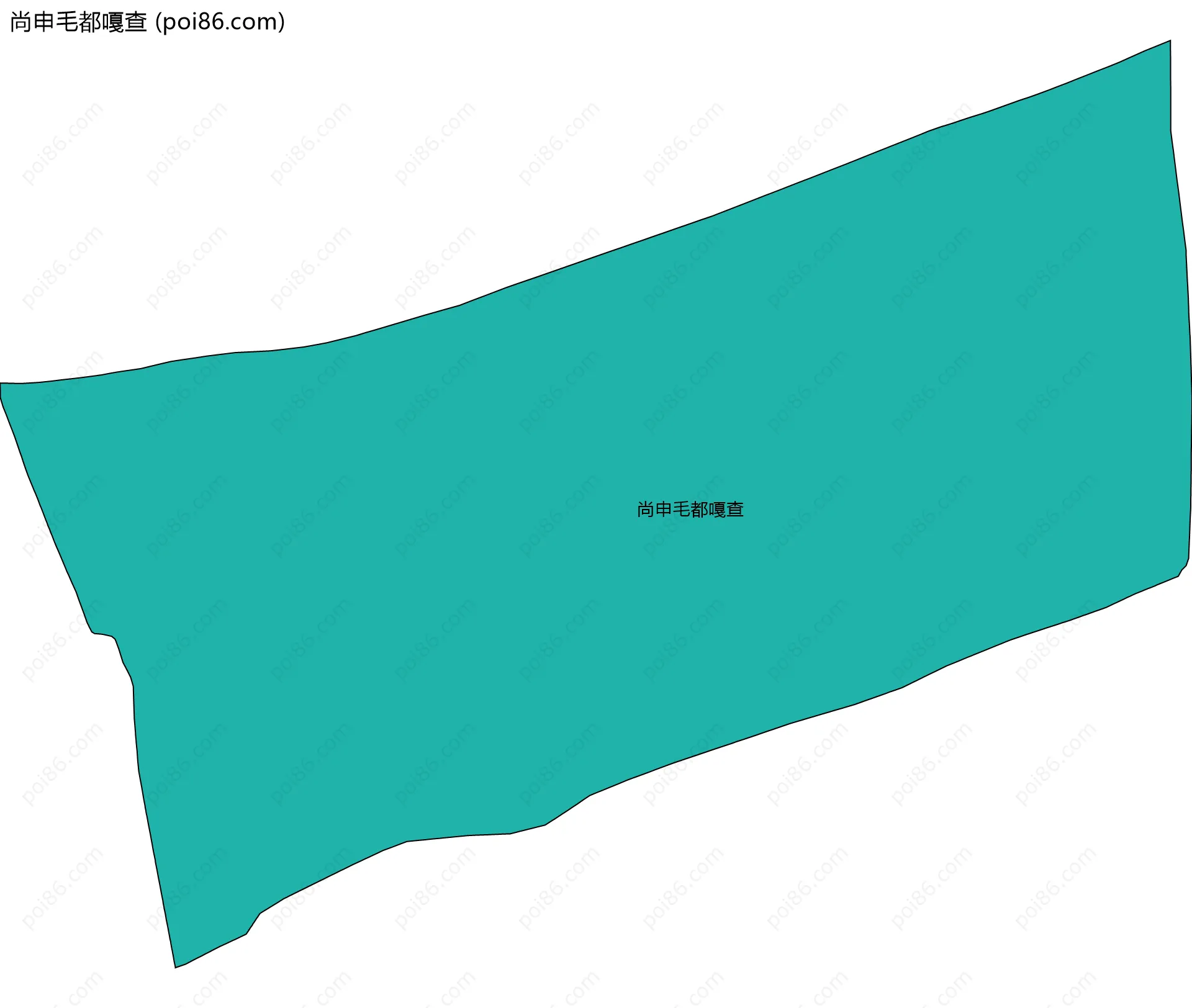 尚申毛都嘎查边界地图