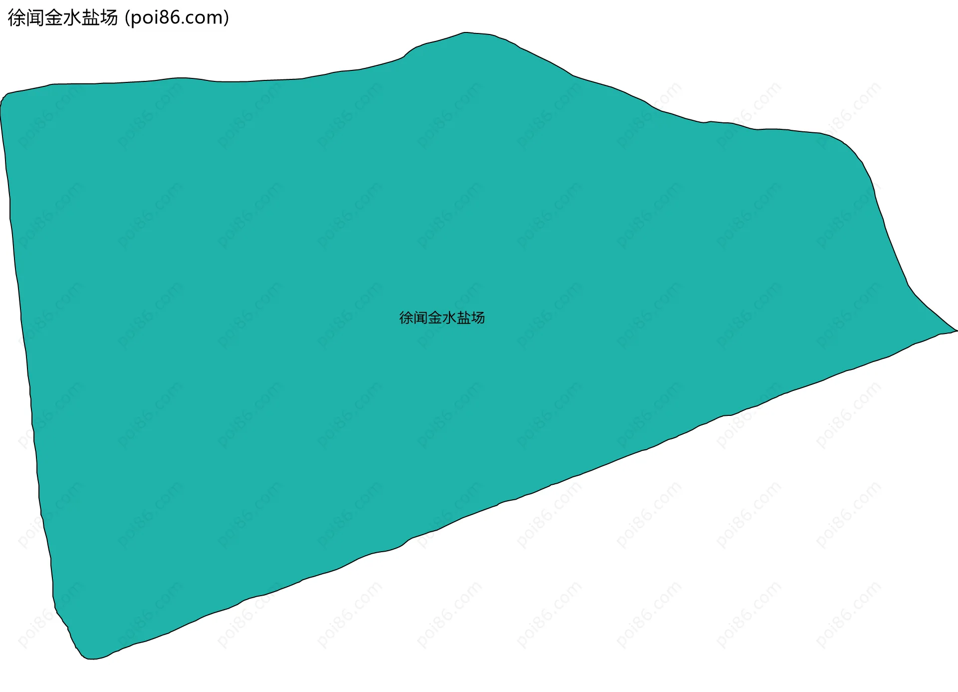 徐闻金水盐场边界地图