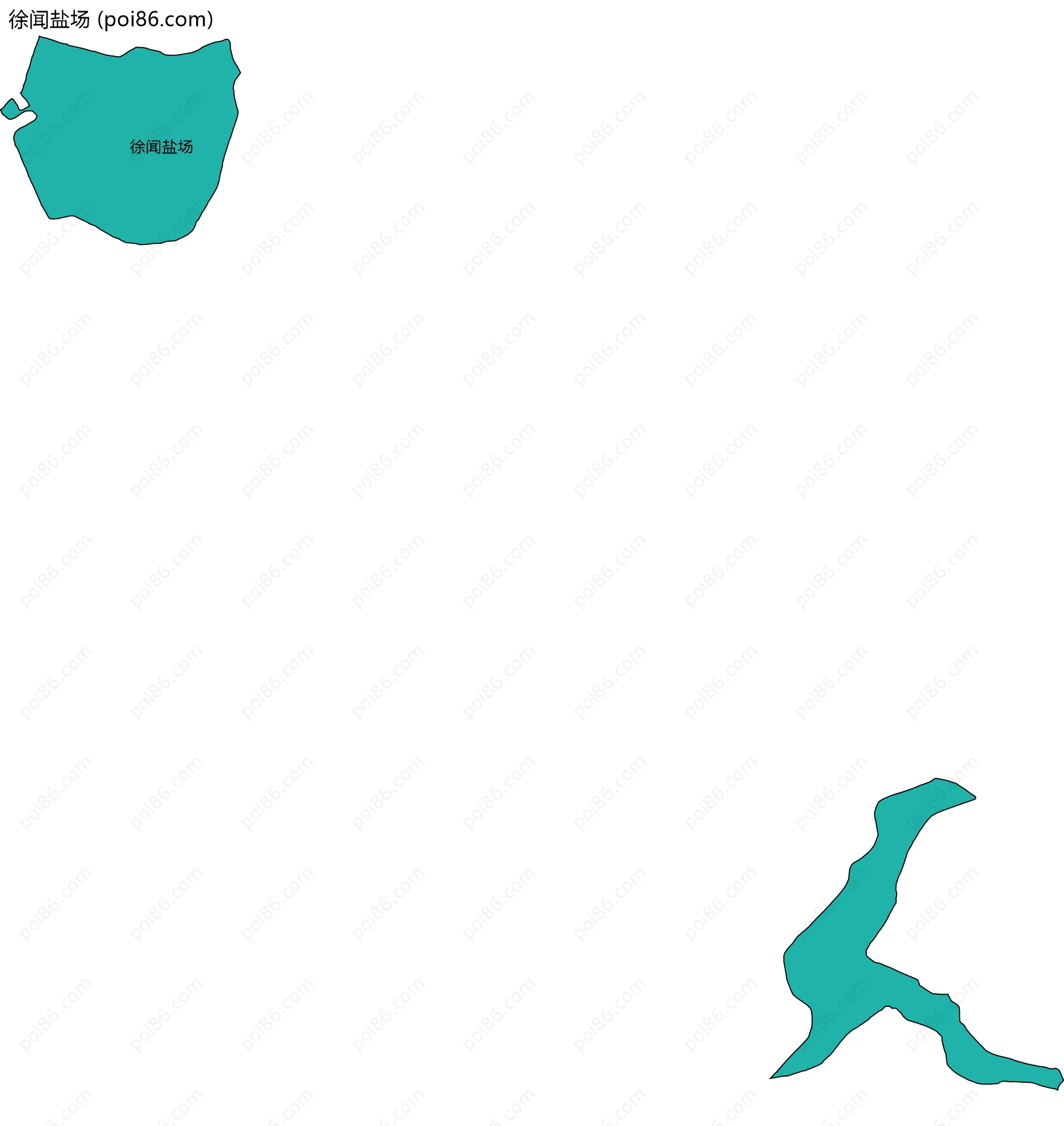 徐闻盐场边界地图