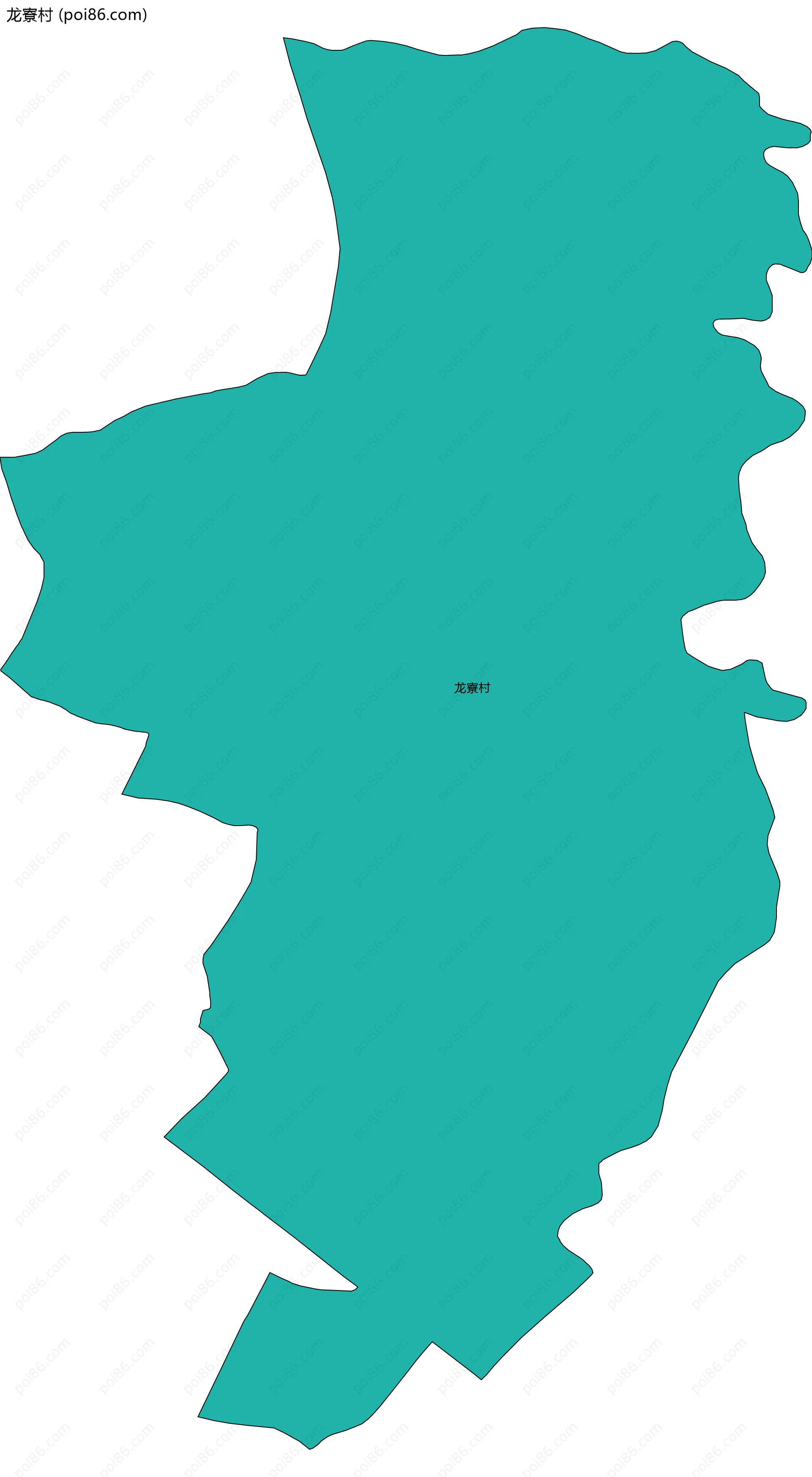 龙寮村边界地图