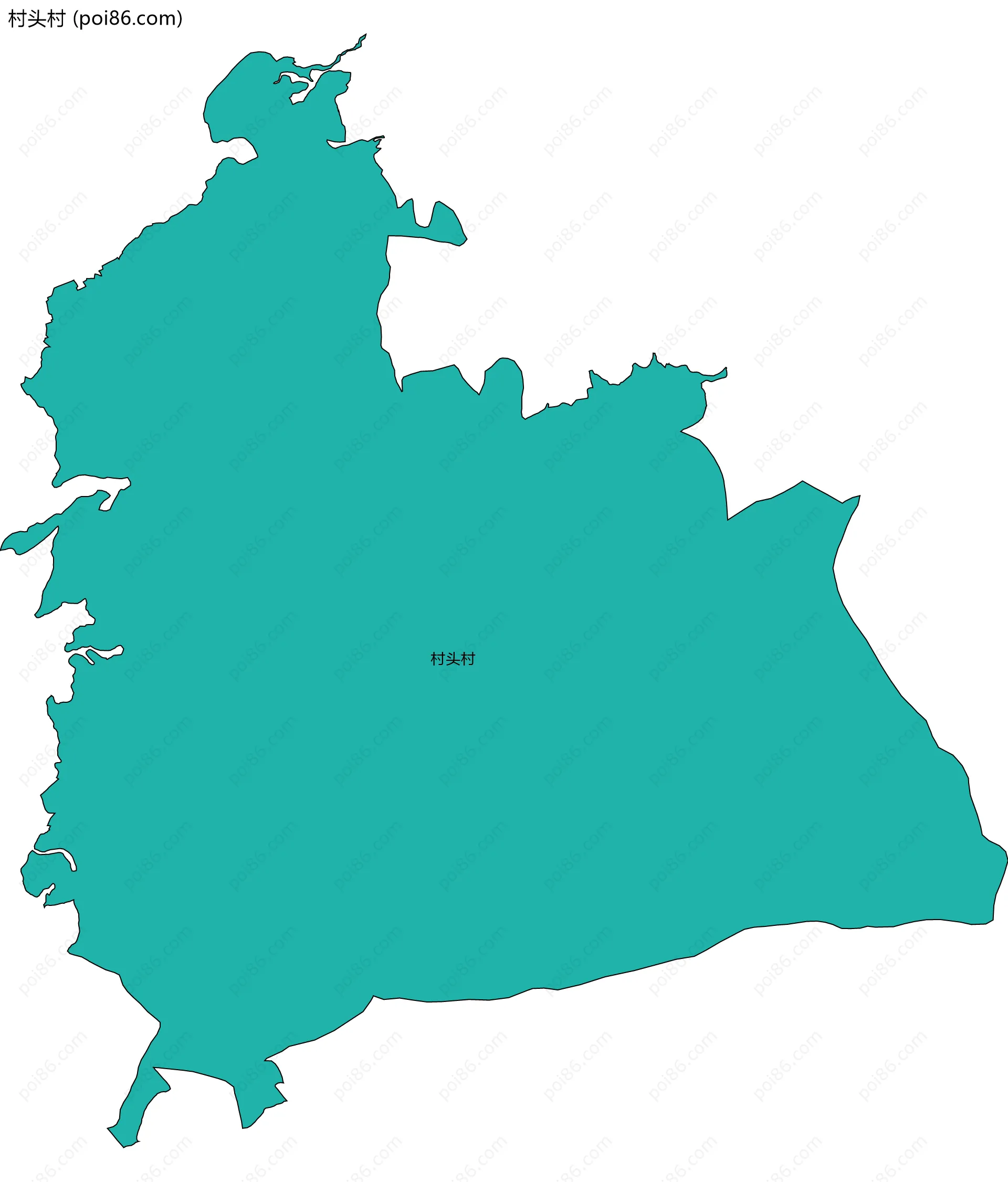 村头村边界地图