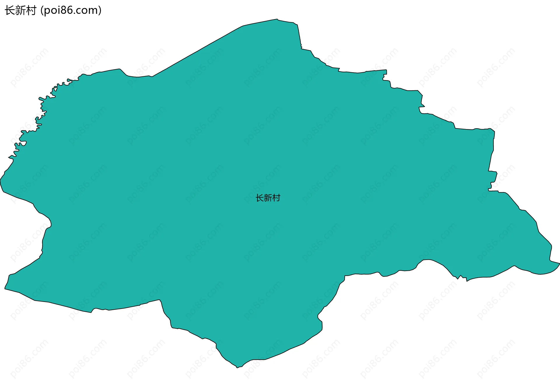 长新村边界地图