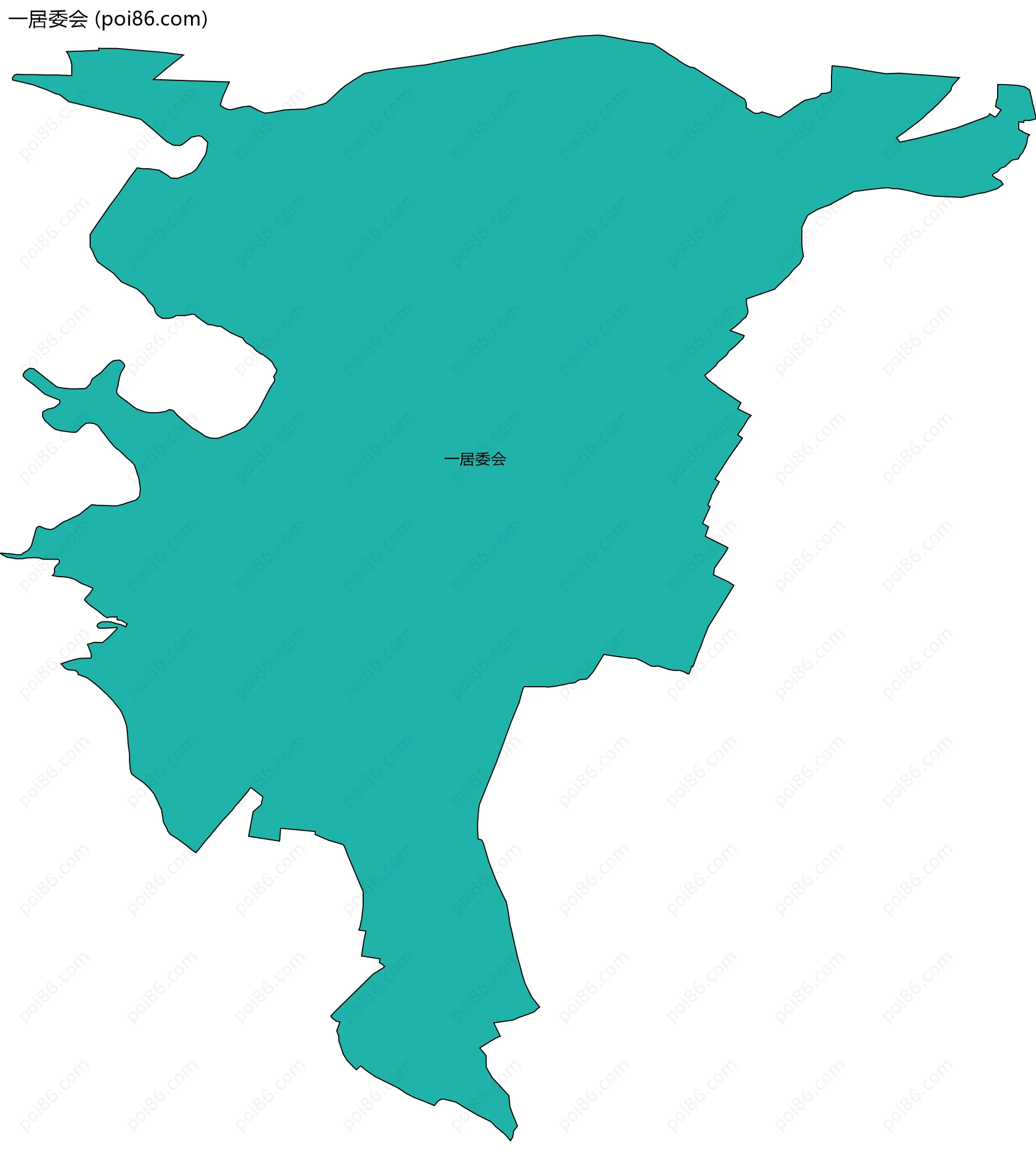 一居委会边界地图