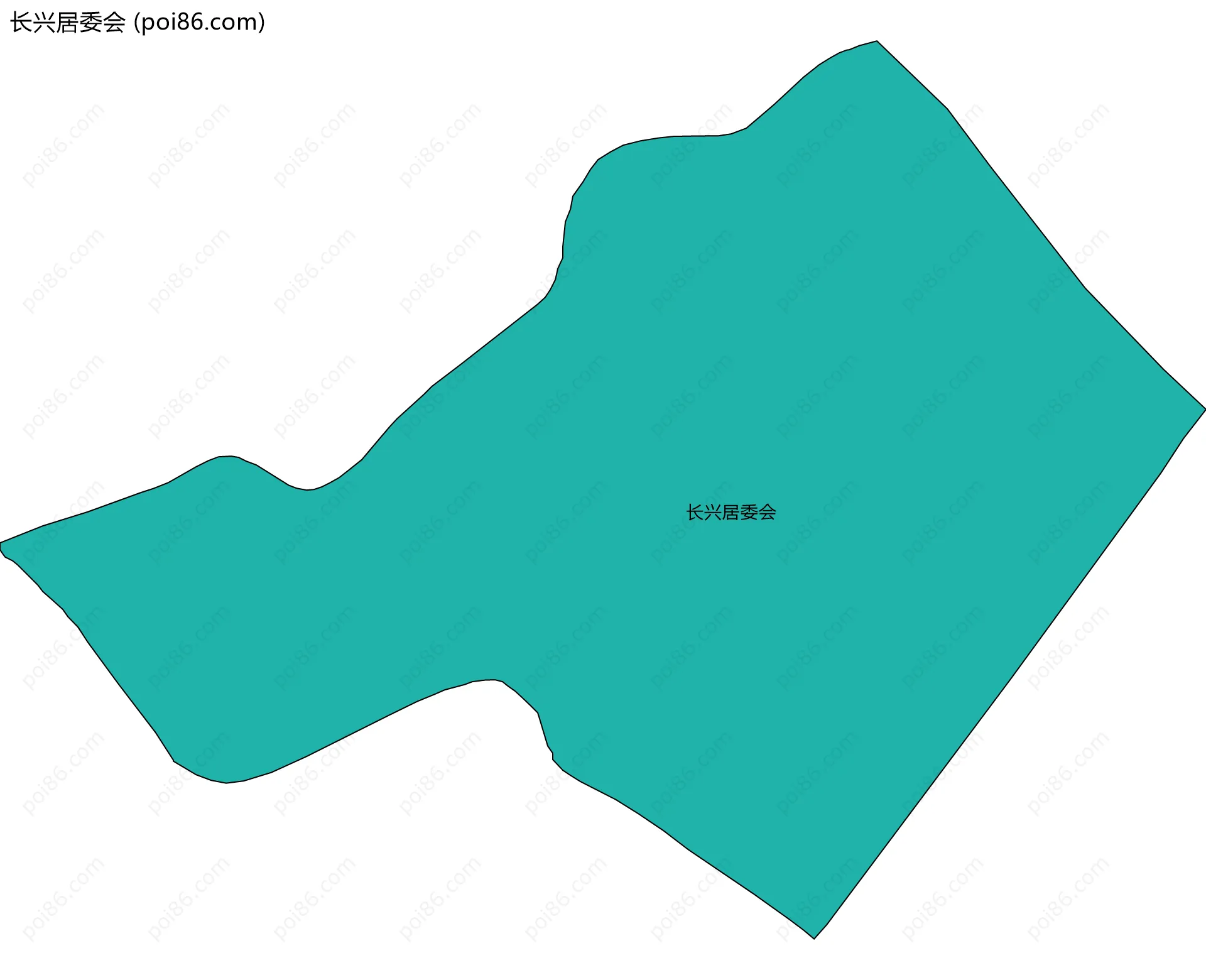 长兴居委会边界地图