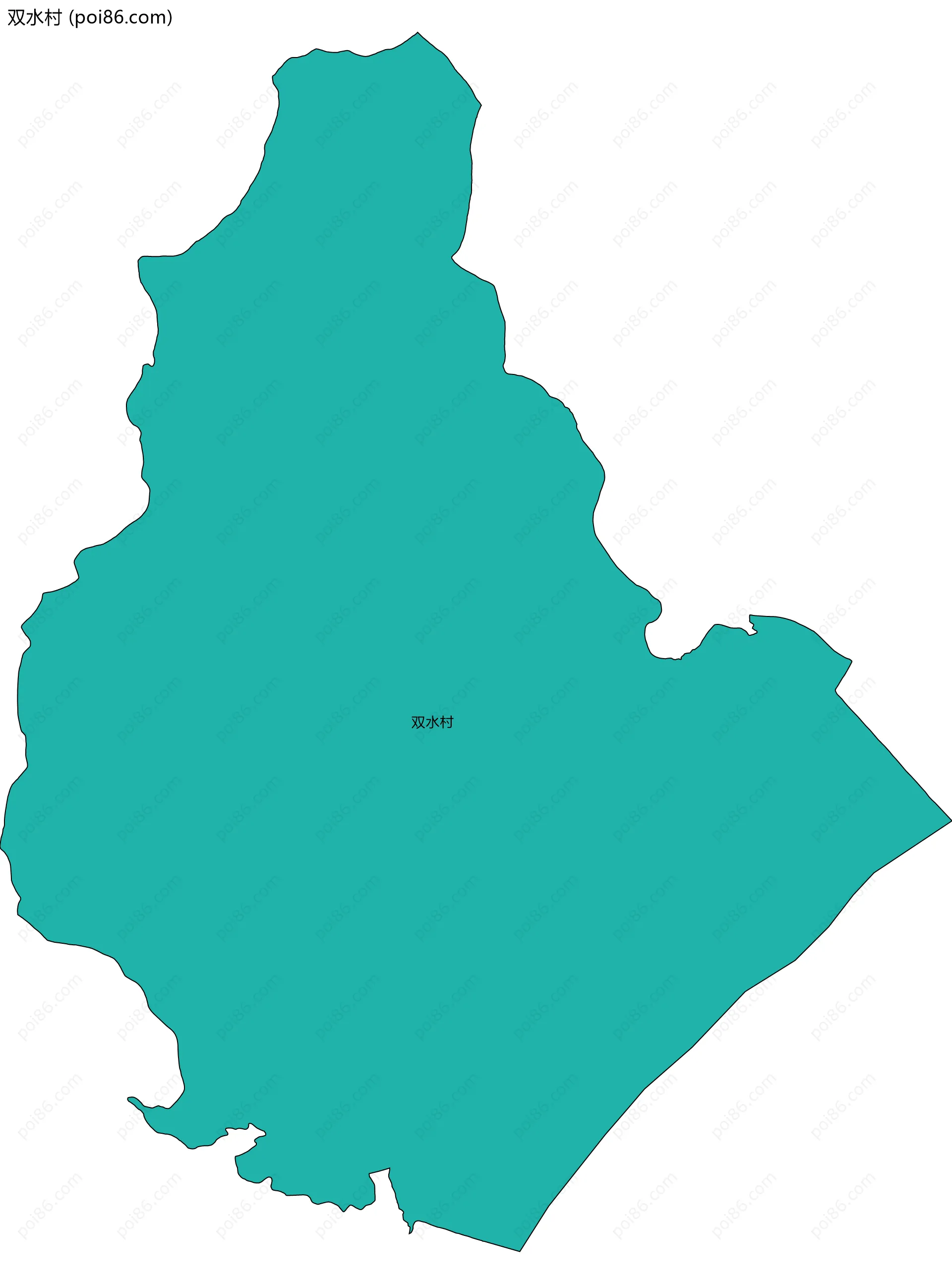 双水村边界地图