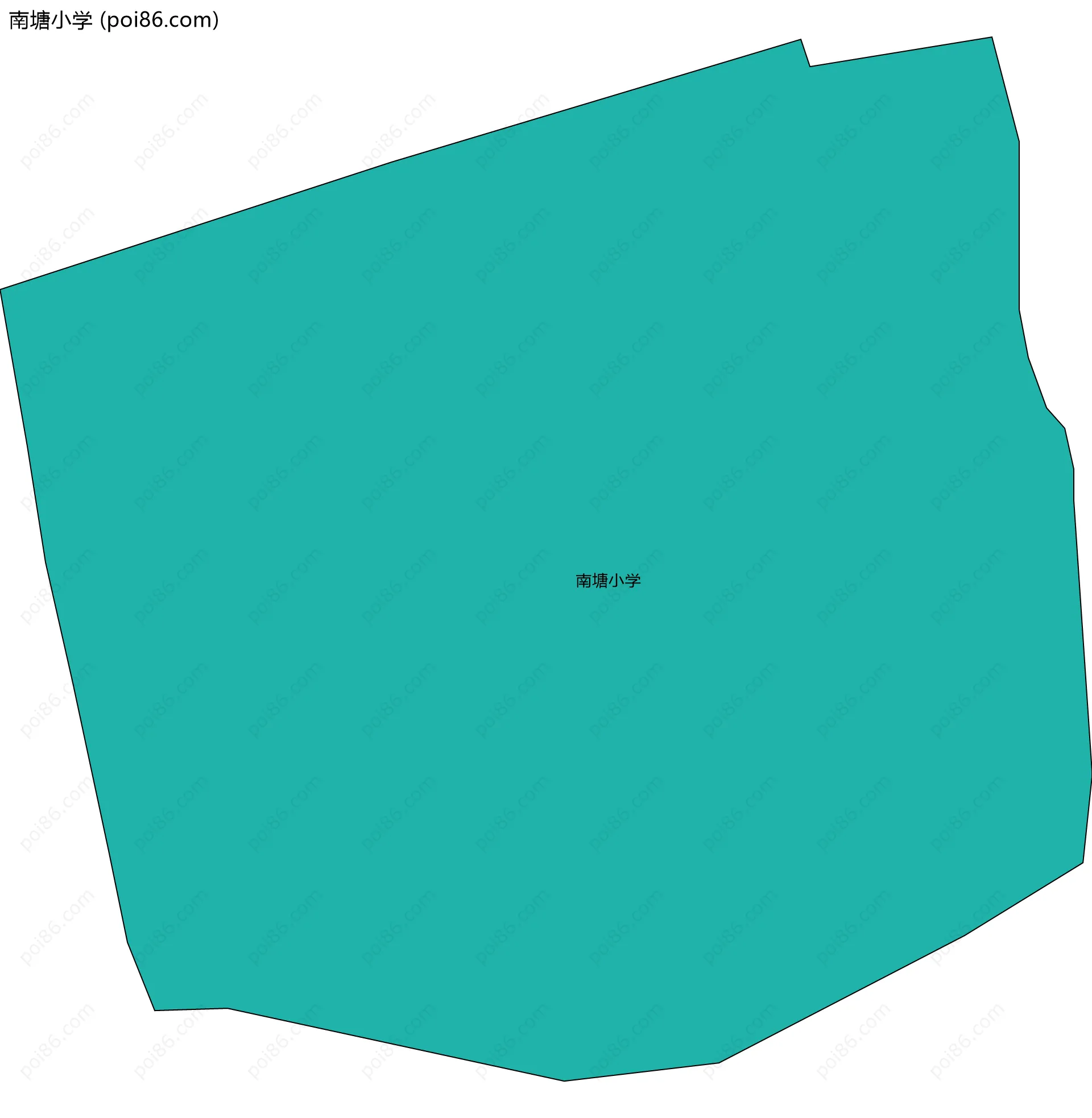 南塘小学边界地图