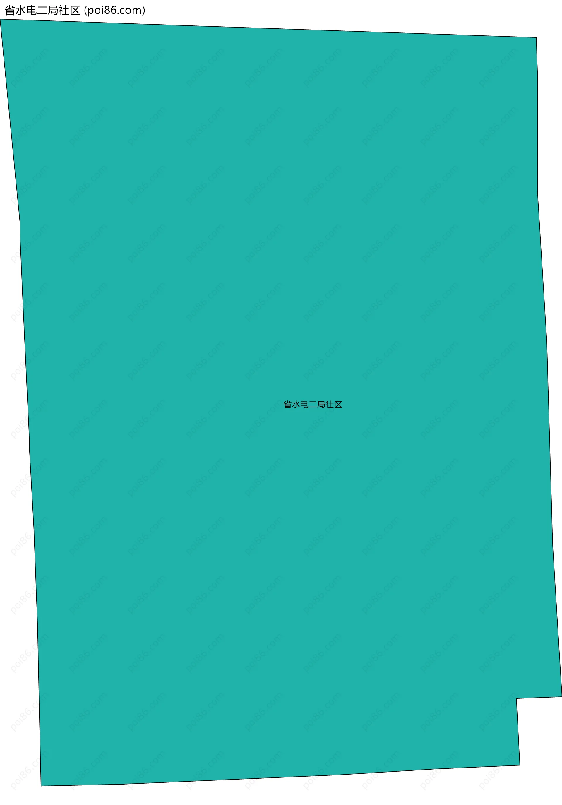 省水电二局社区边界地图