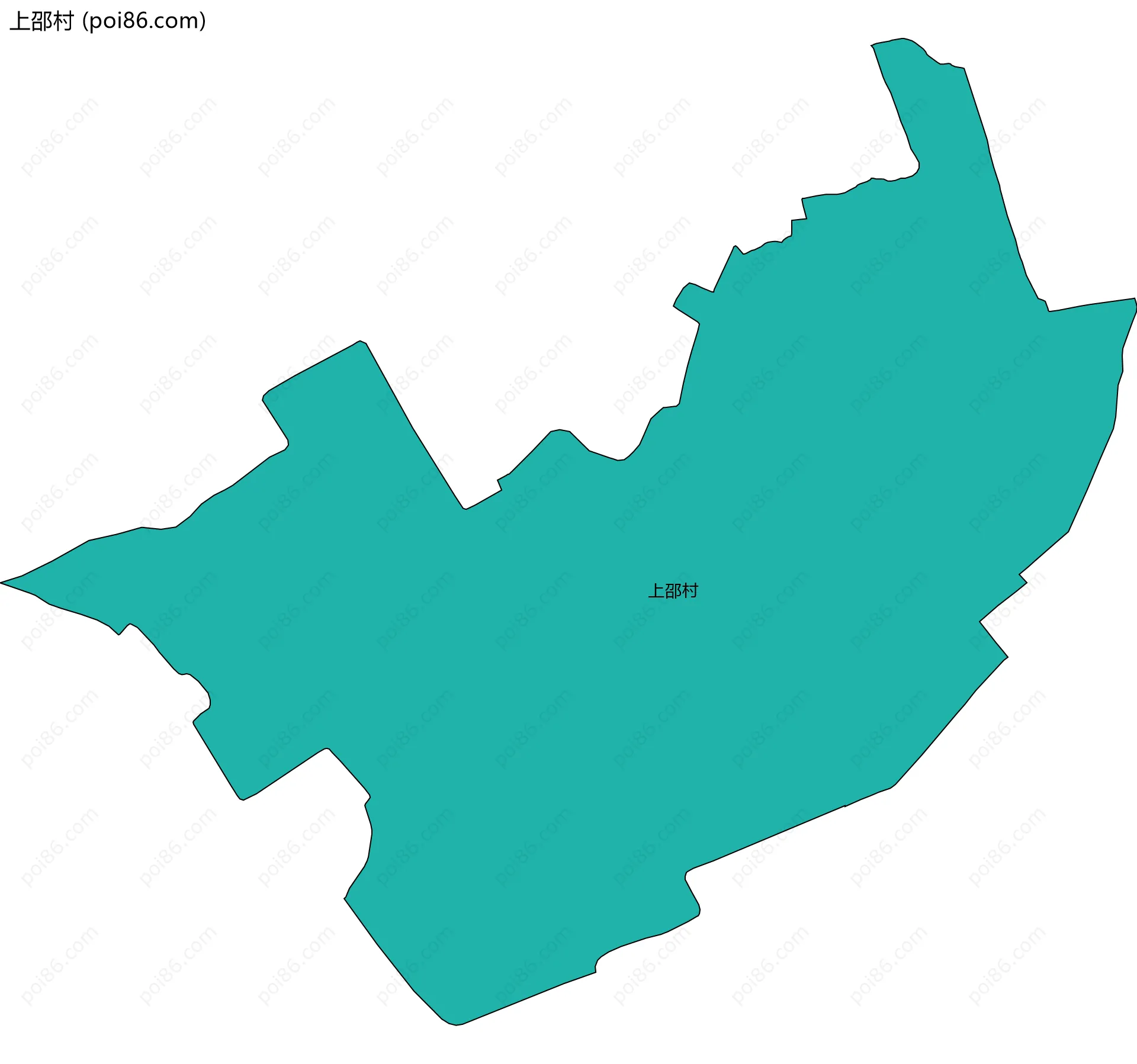 上邵村边界地图