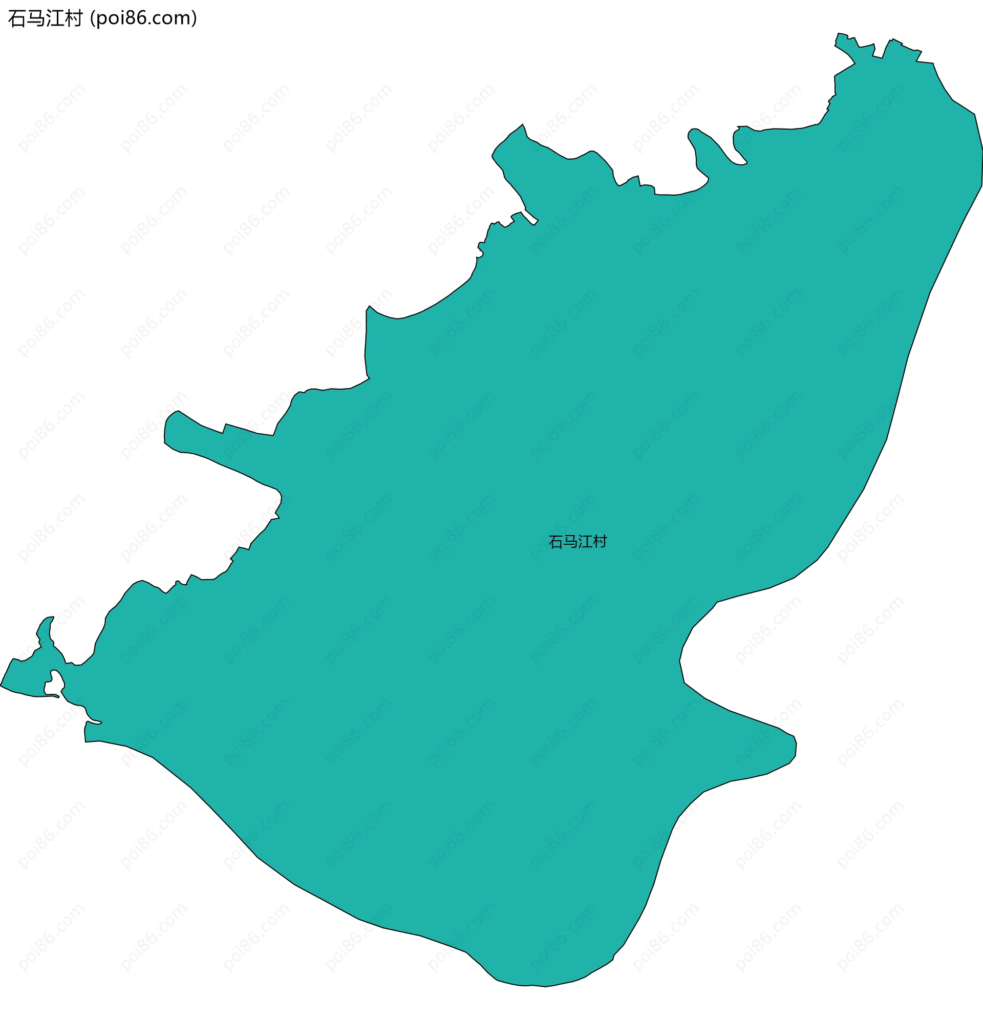 石马江村边界地图