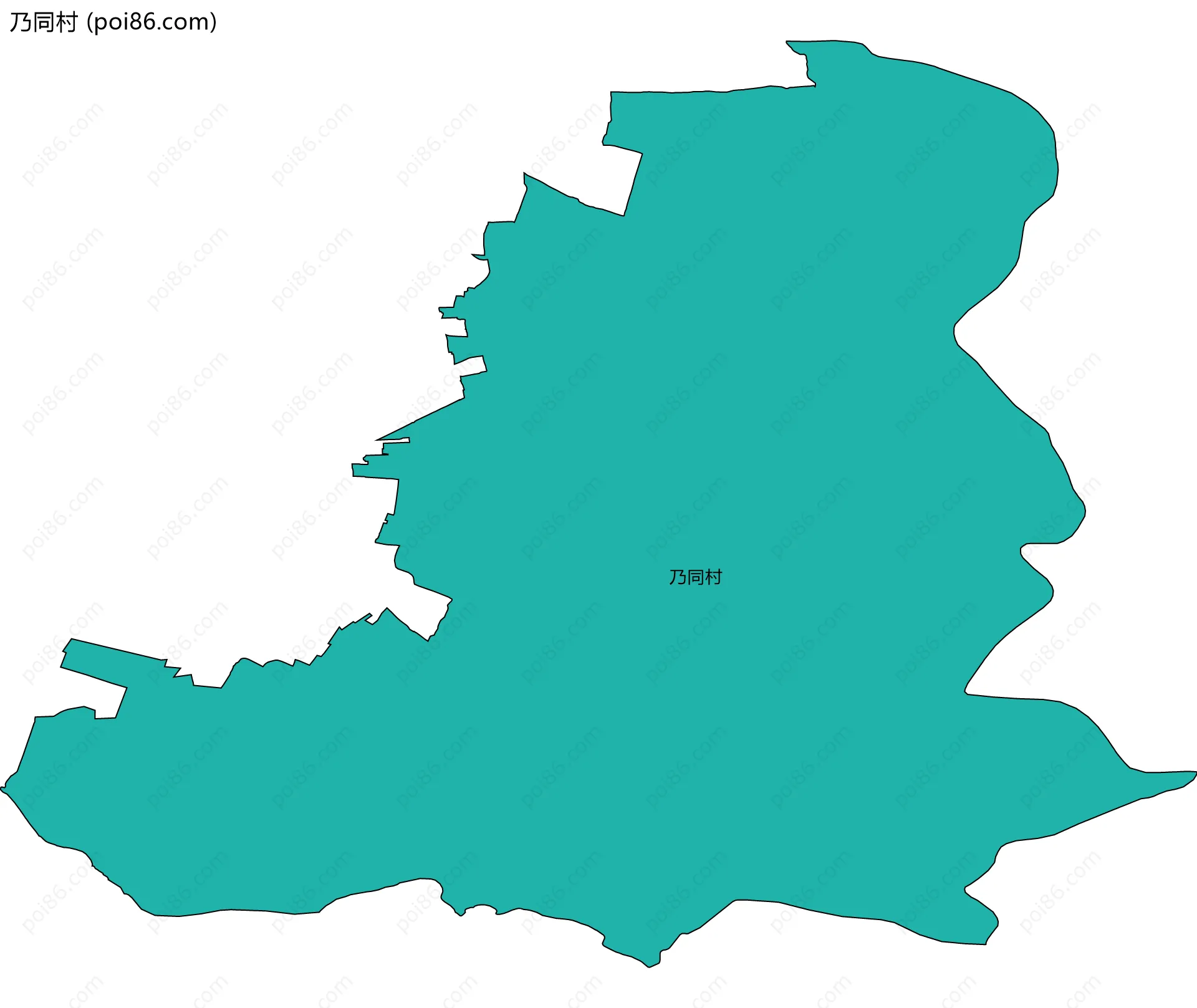 乃同村边界地图