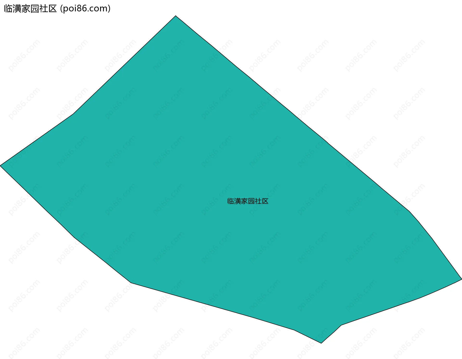 临潢家园社区边界地图